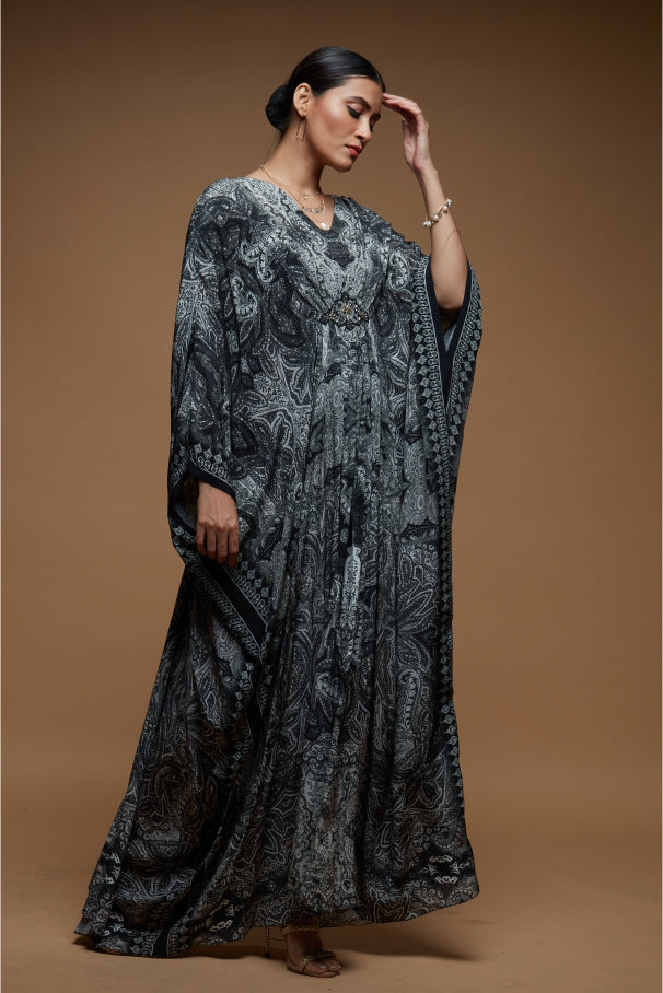 Black Color Kaftan