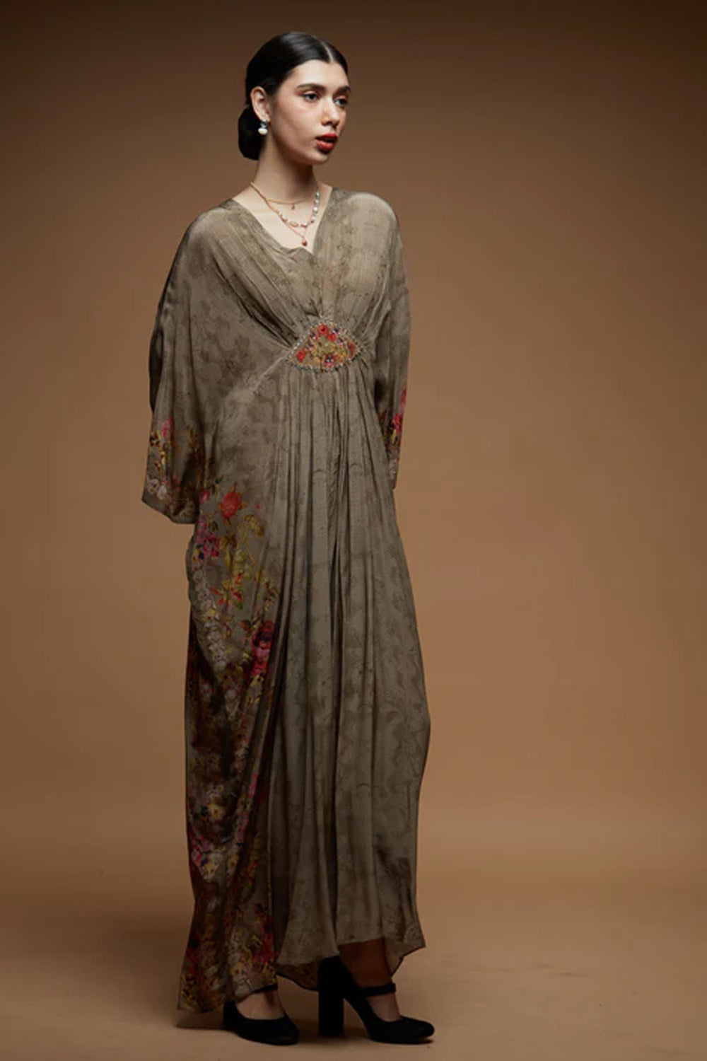 Brown Color Kaftan