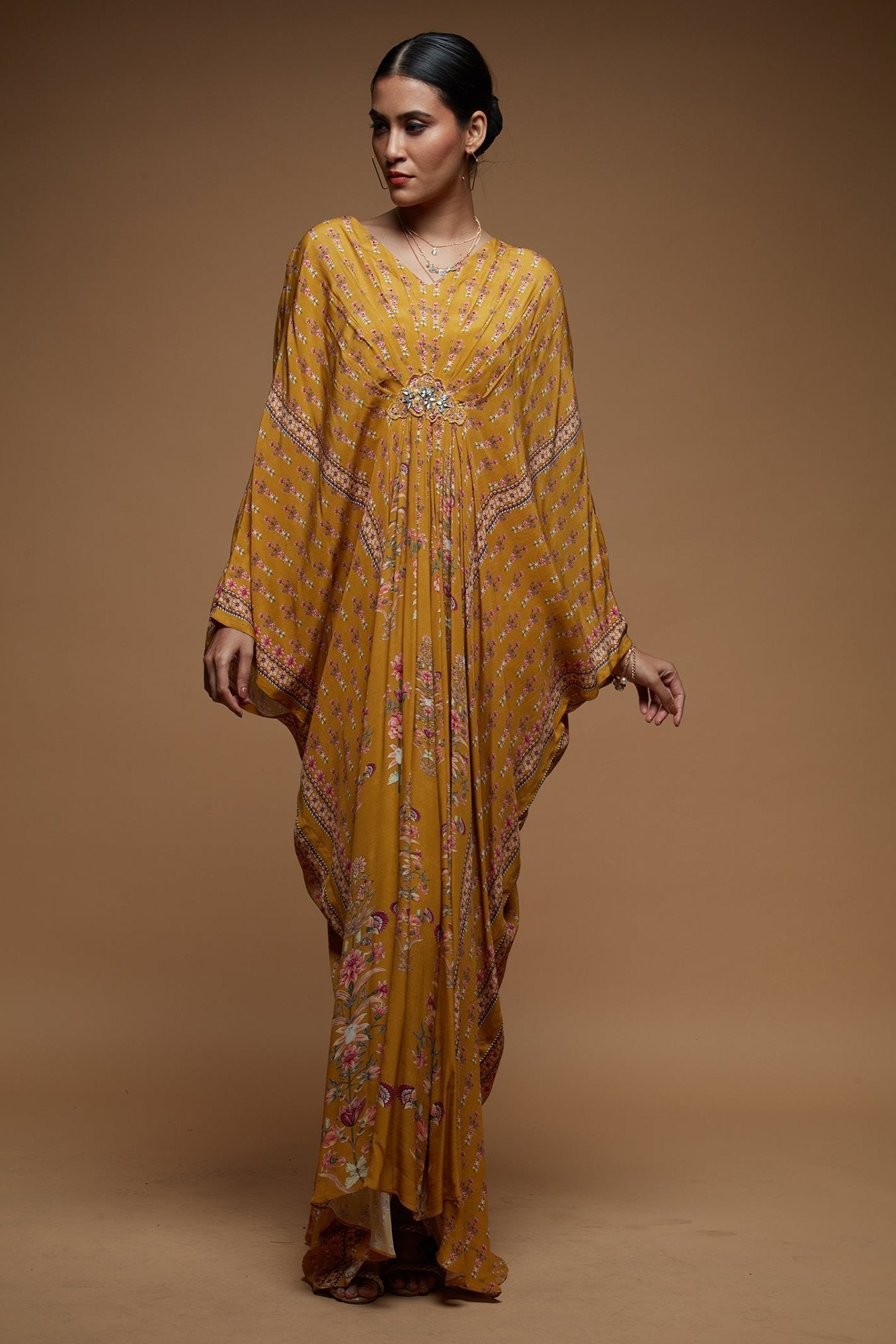 Mustard Color Kaftan