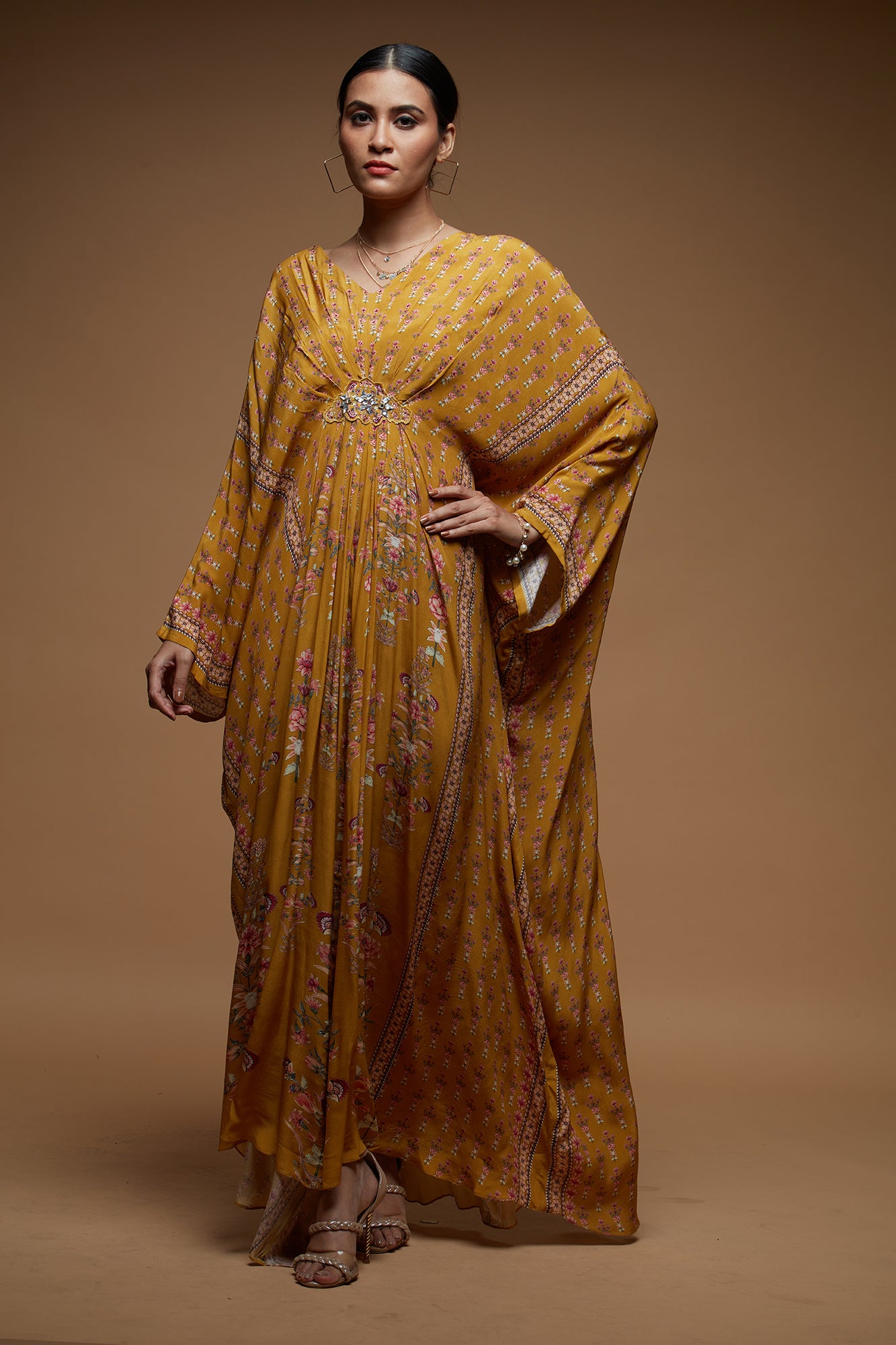 Mustard Color Kaftan