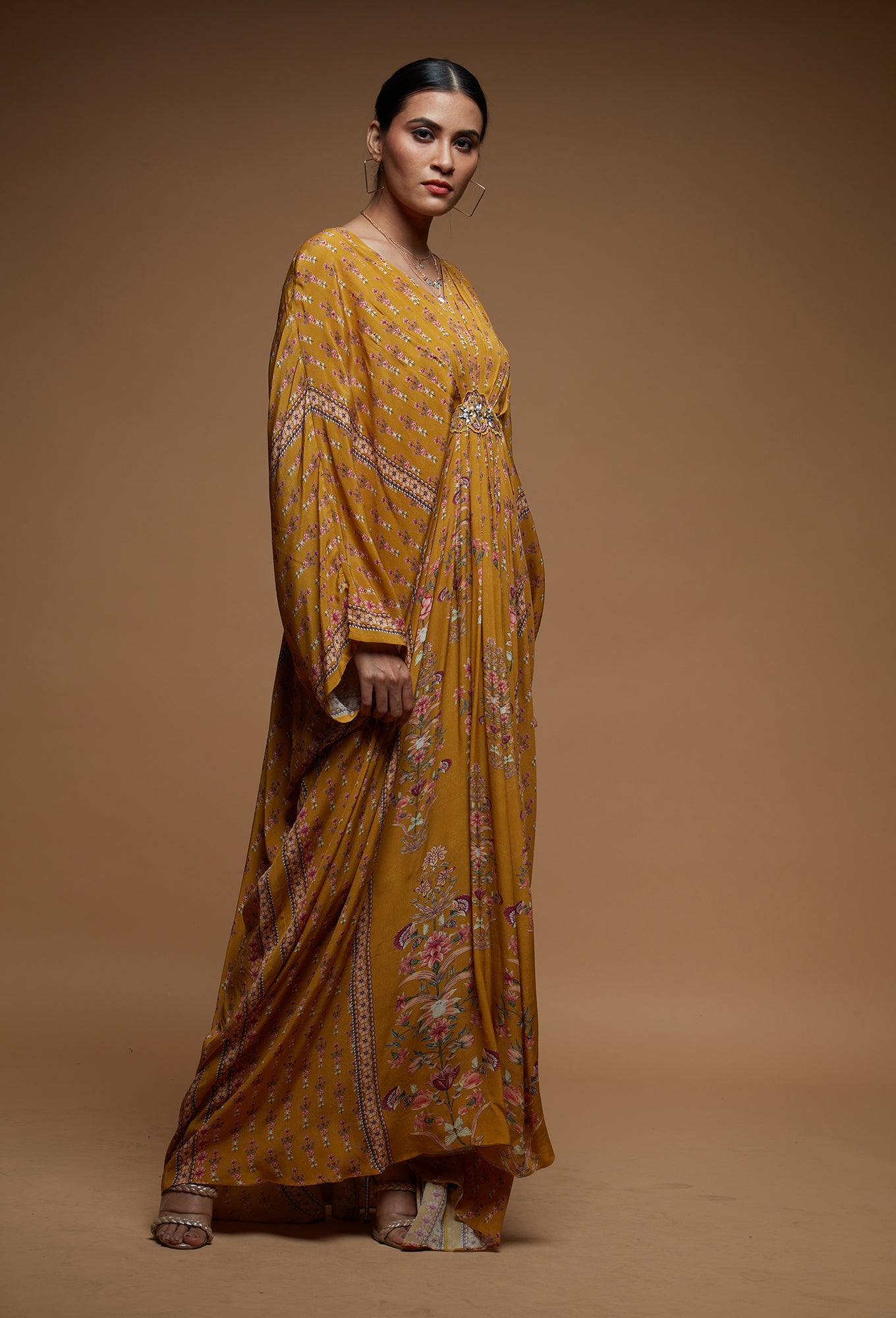 Mustard Color Kaftan