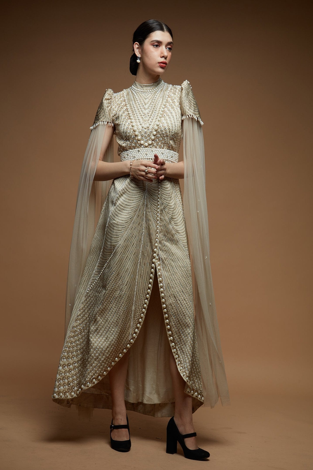 Ivory Color Kaftan