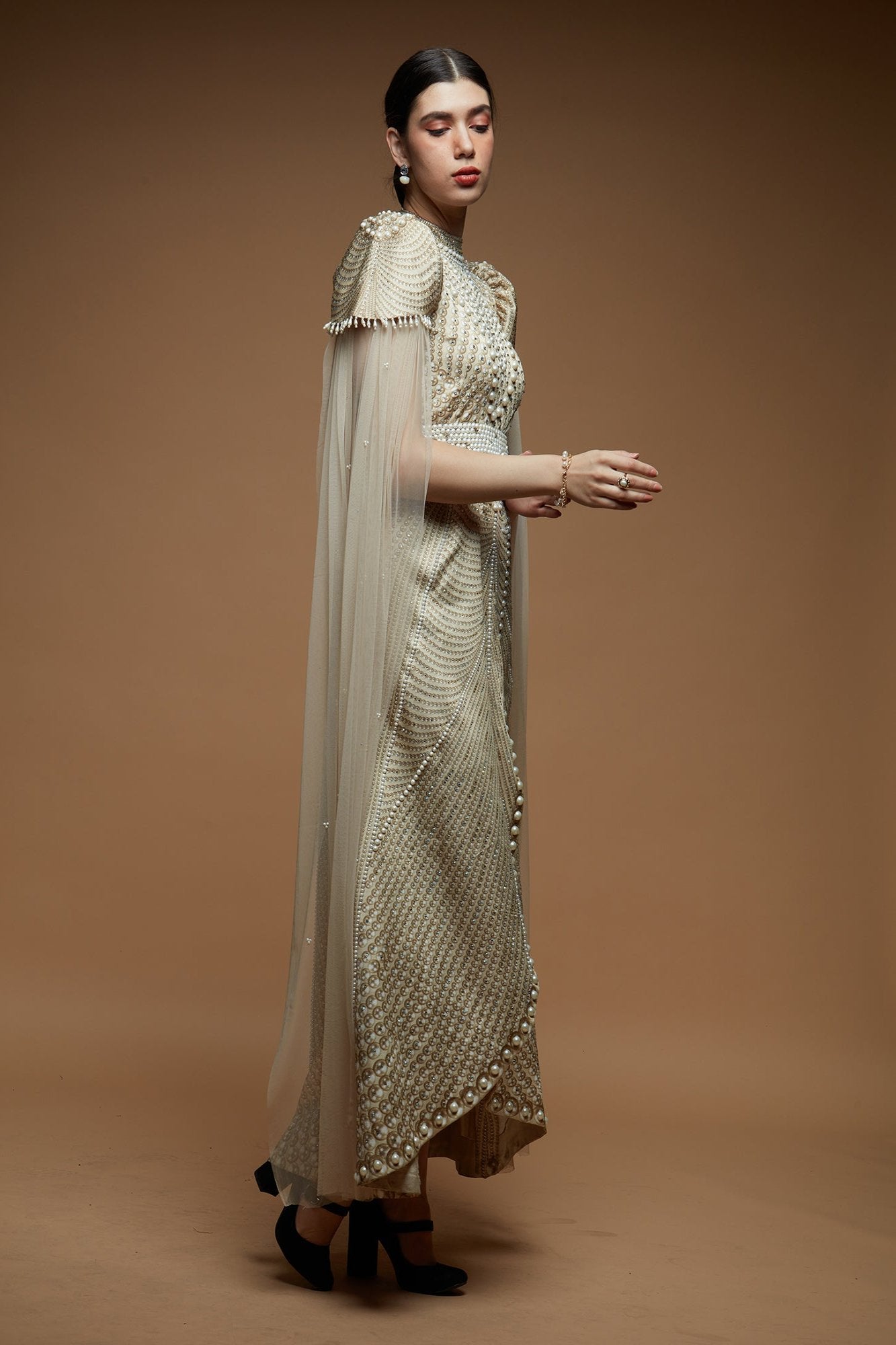 Ivory Color Kaftan