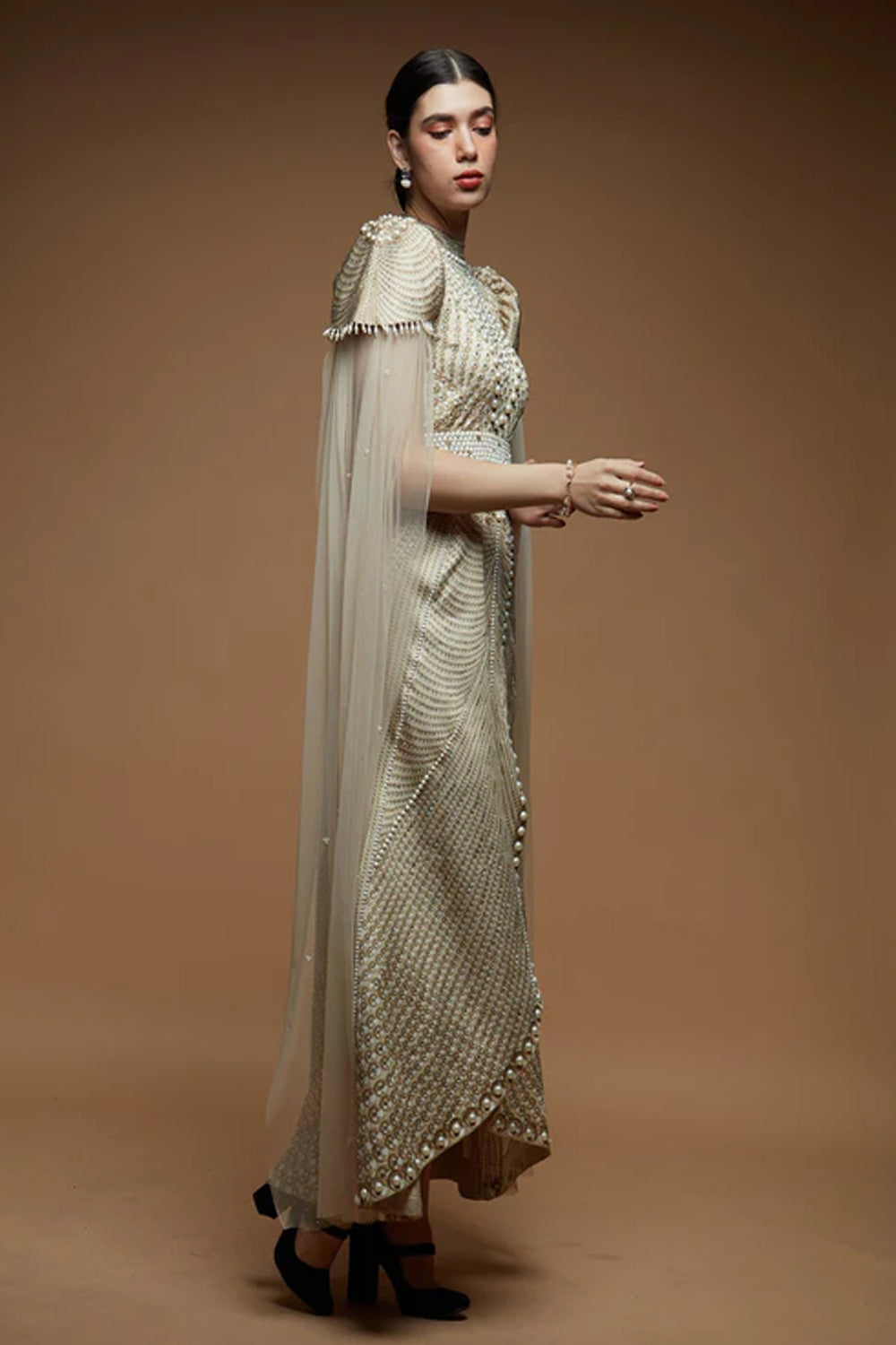 Ivory Color Kaftan