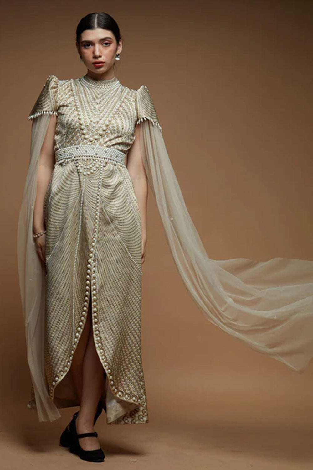 Ivory Color Kaftan