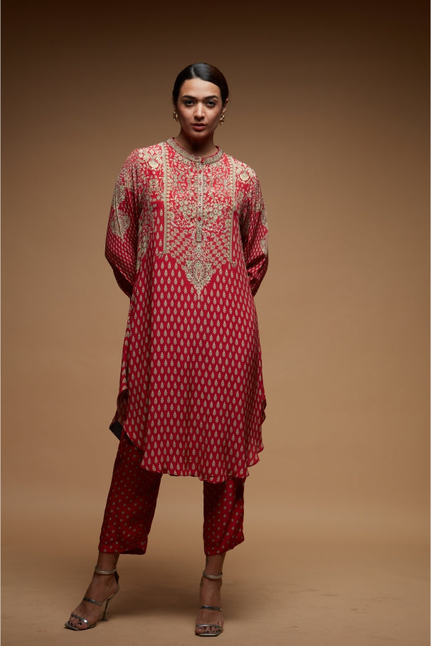 Red Color Co-ord Set