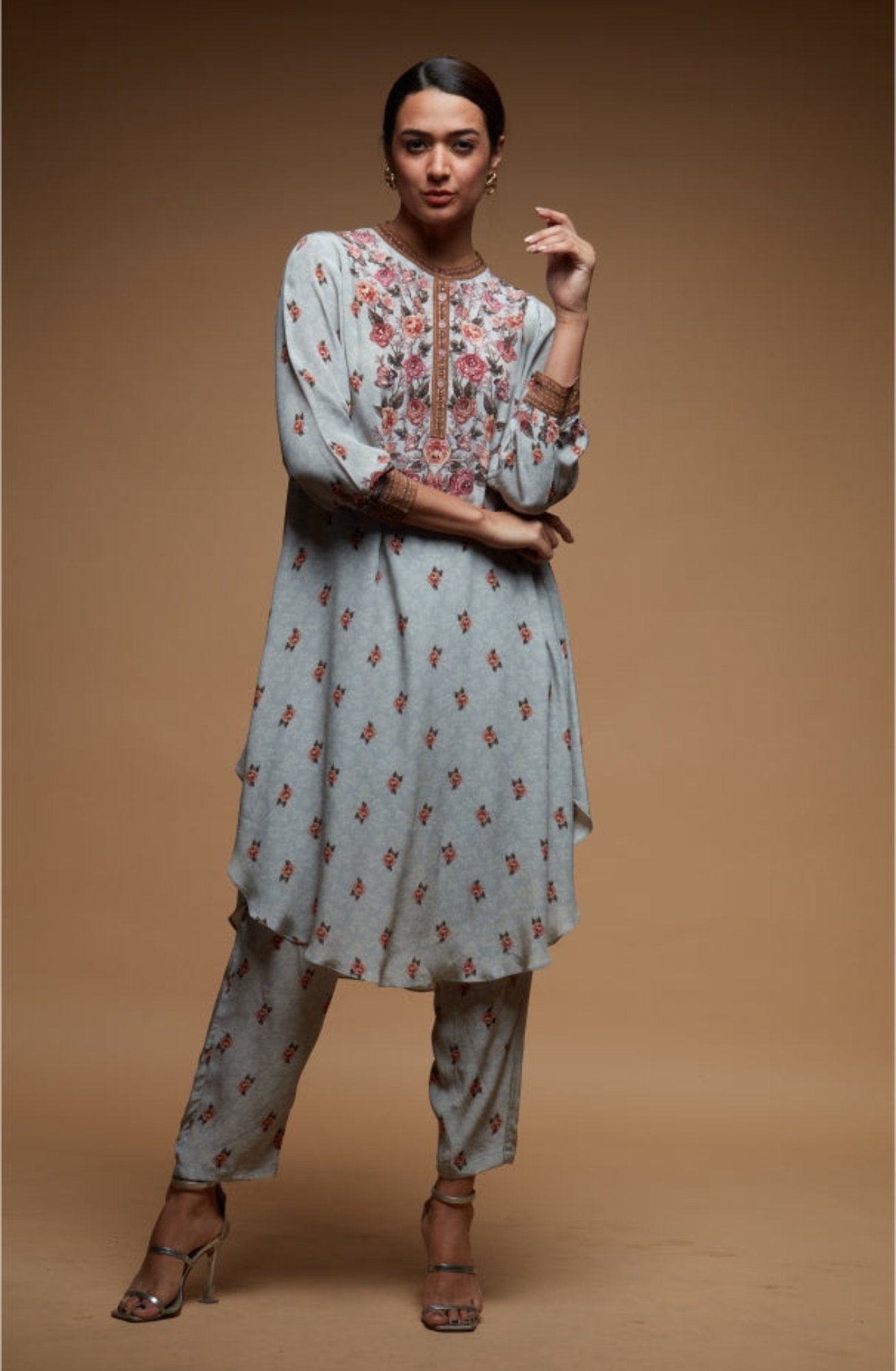 Grey-Color-Co-ord-Set