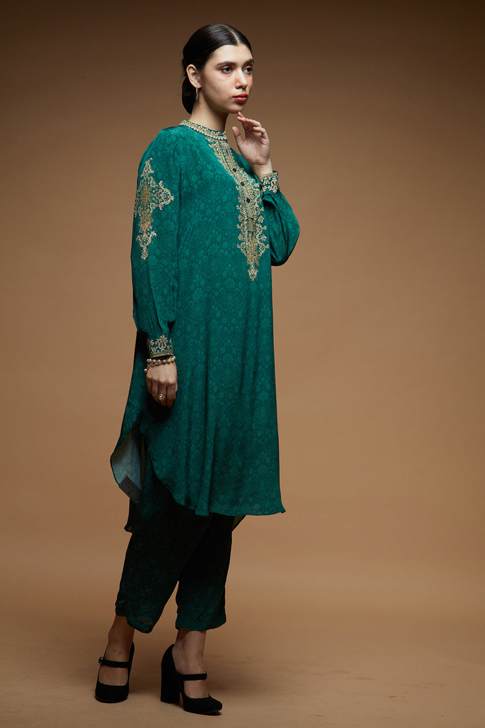 Teal Color Co-ord  Set