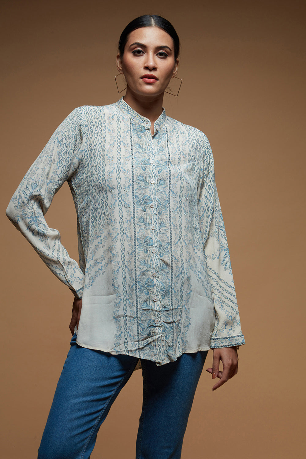 Monochrome Victorian Shirt