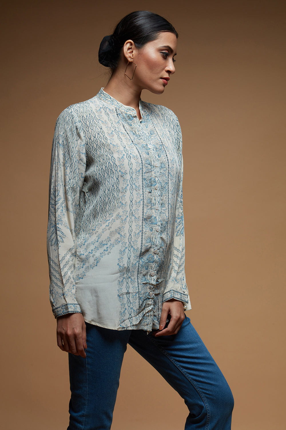 Monochrome Victorian Shirt