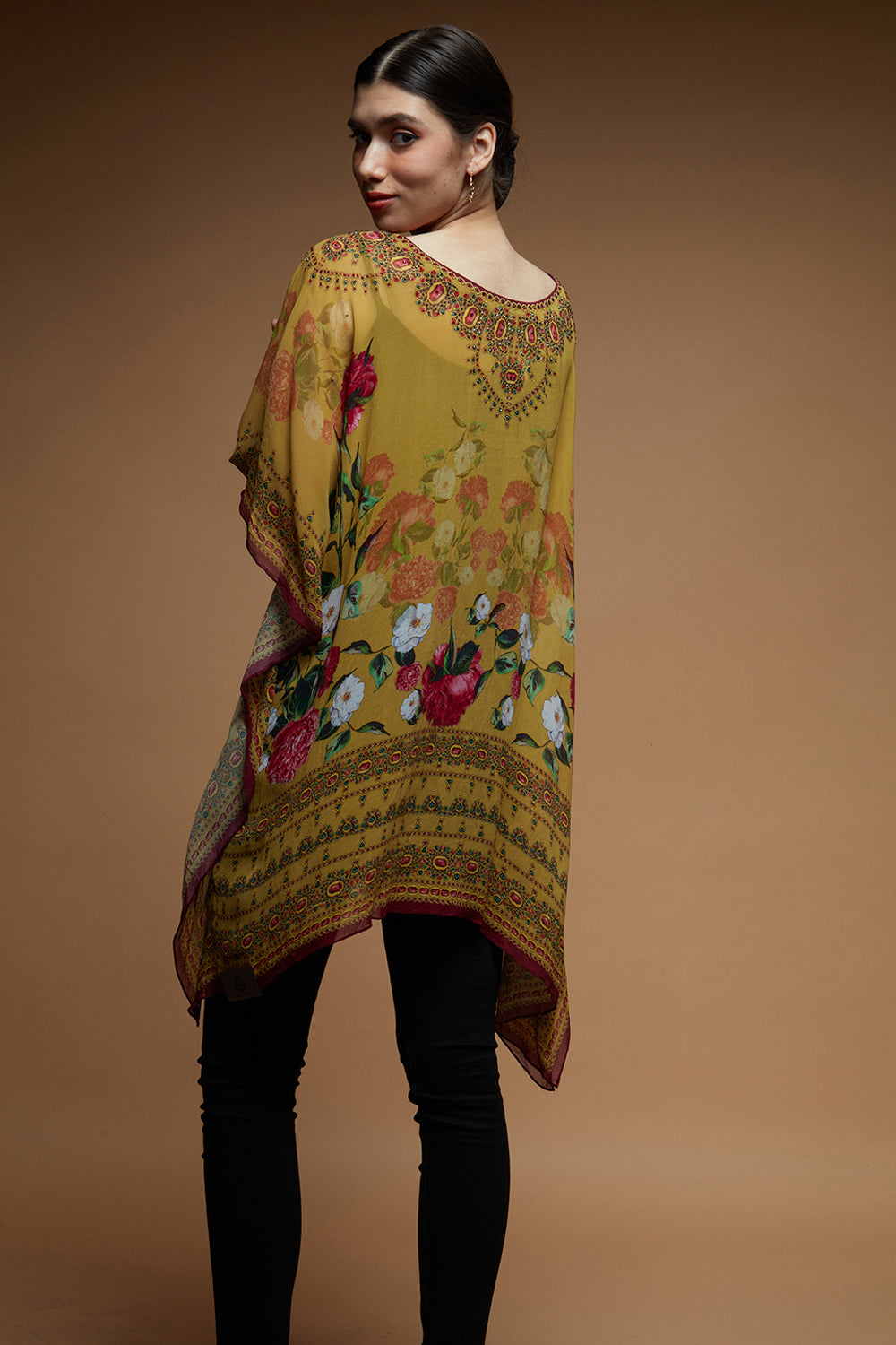 Yellow Color Short Farasha