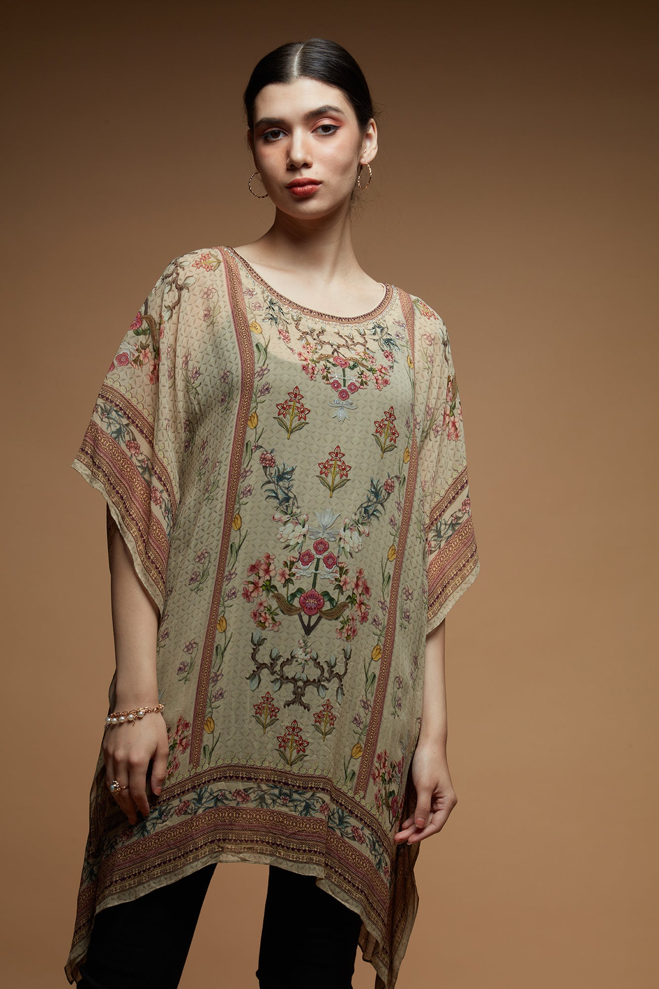 Beige Color Short Farasha