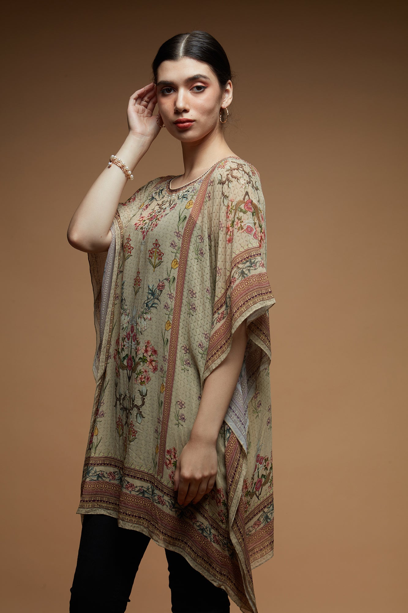 Beige Color Short Farasha