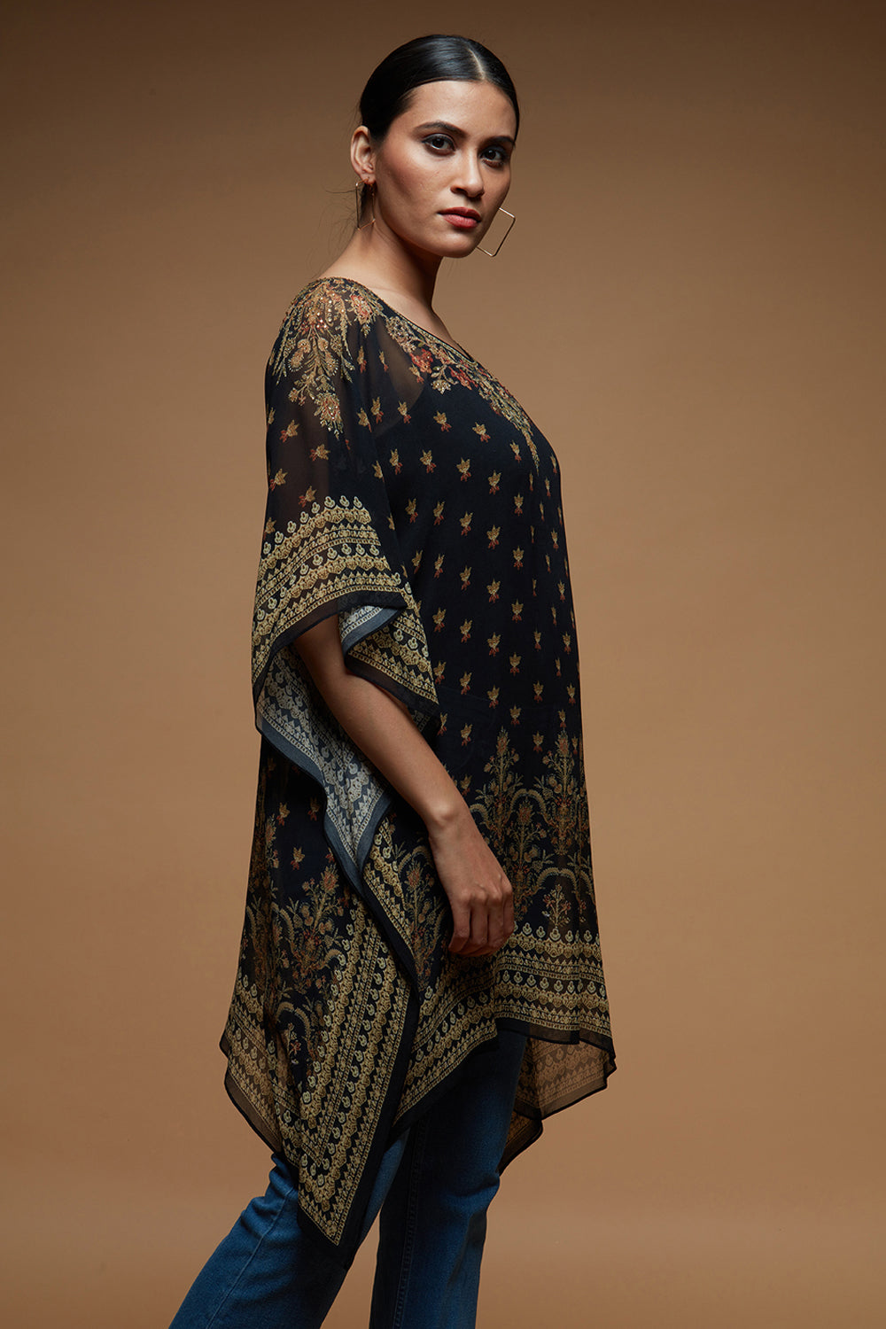 Black Color Short Farasha