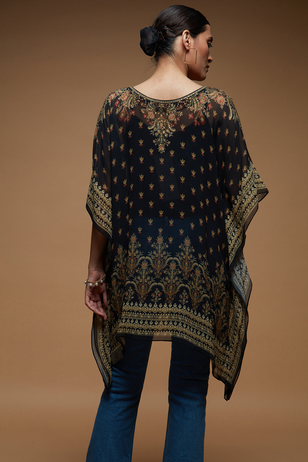 Black Color Short Farasha