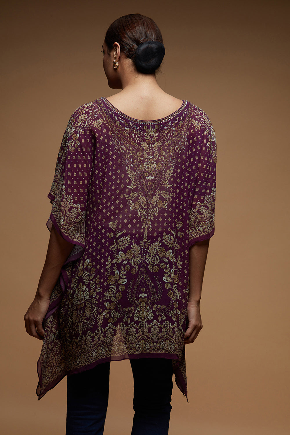 Wine Color Short Farasha