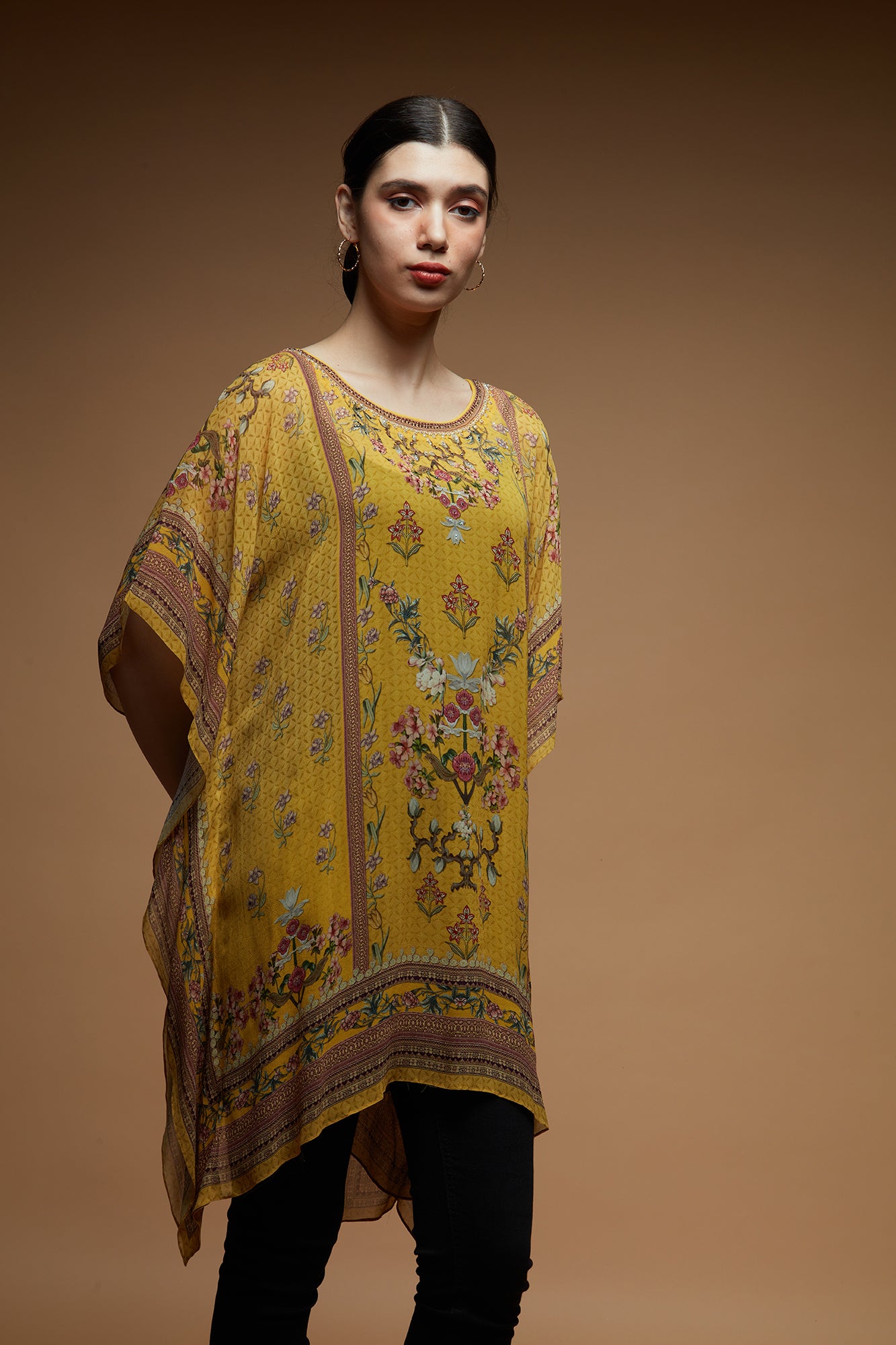 Mustard Color Short Farasha