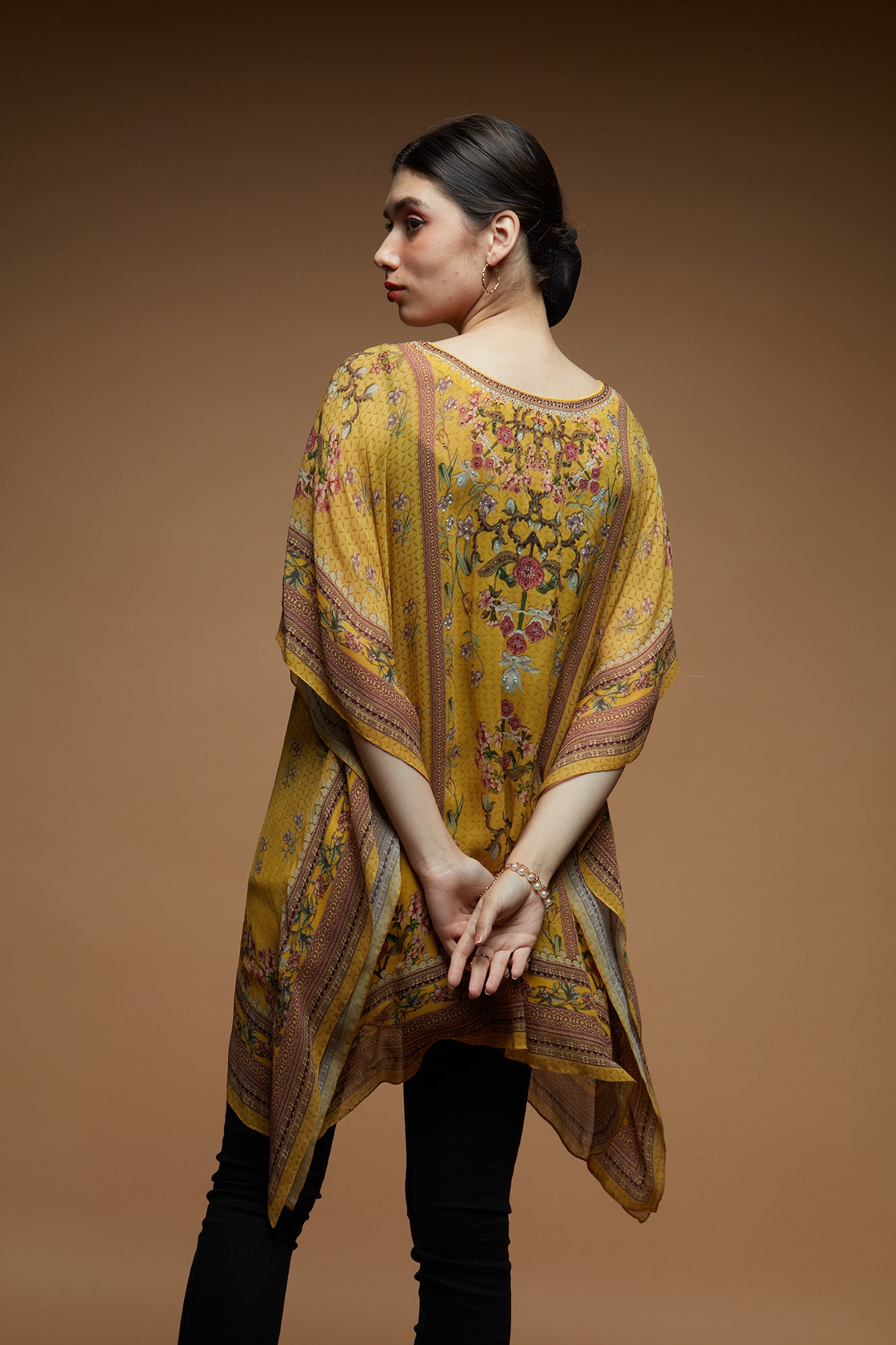 Mustard Color Short Farasha