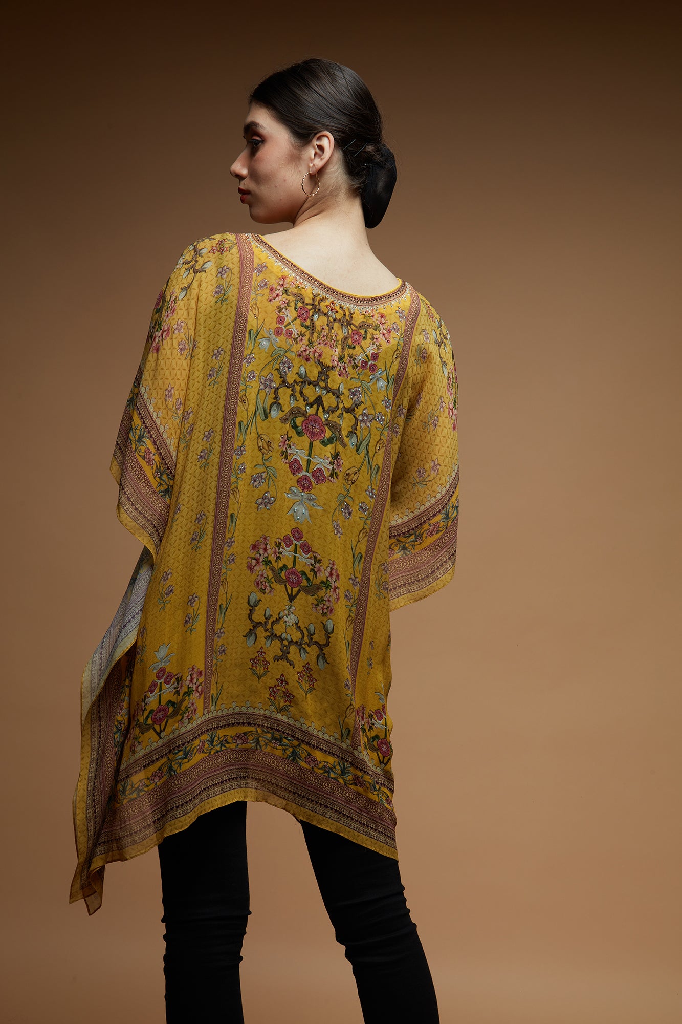 Mustard Color Short Farasha