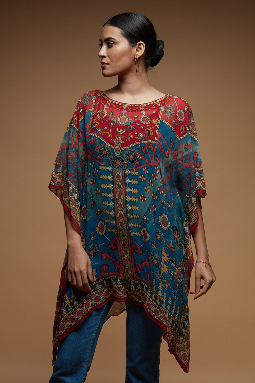 Blue Color Short Farasha