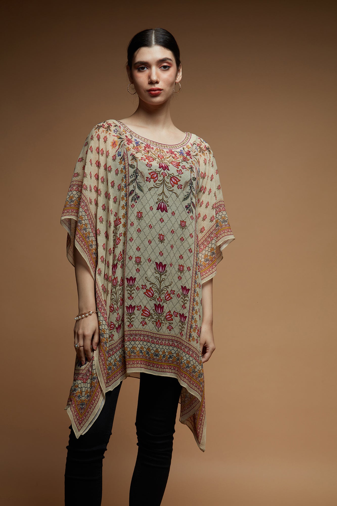 Beige Color Short Farasha