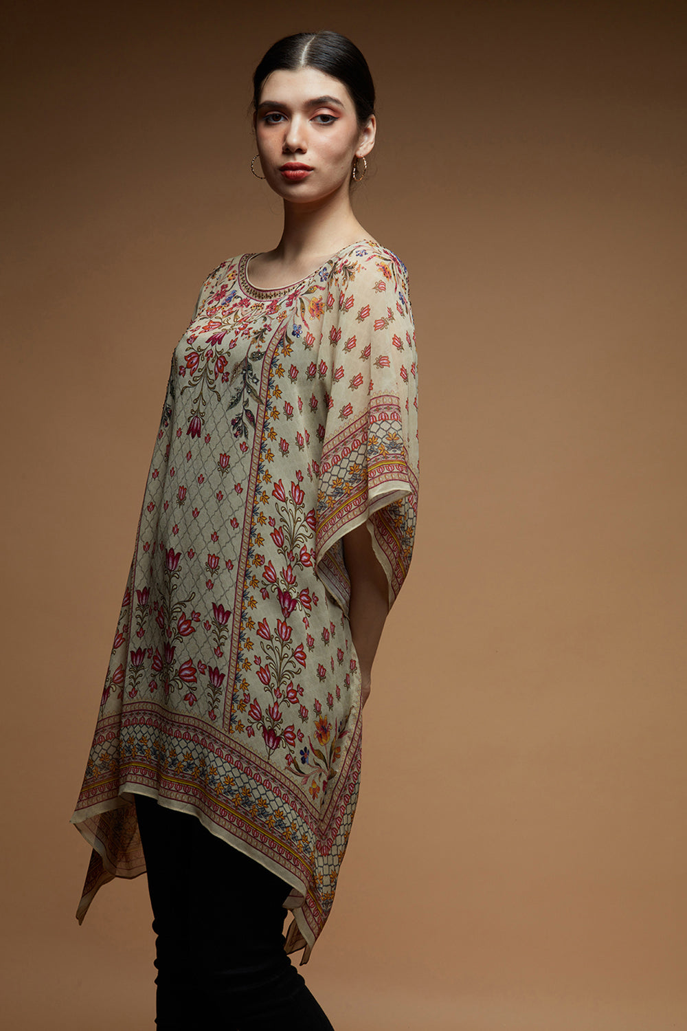 Beige Color Short Farasha