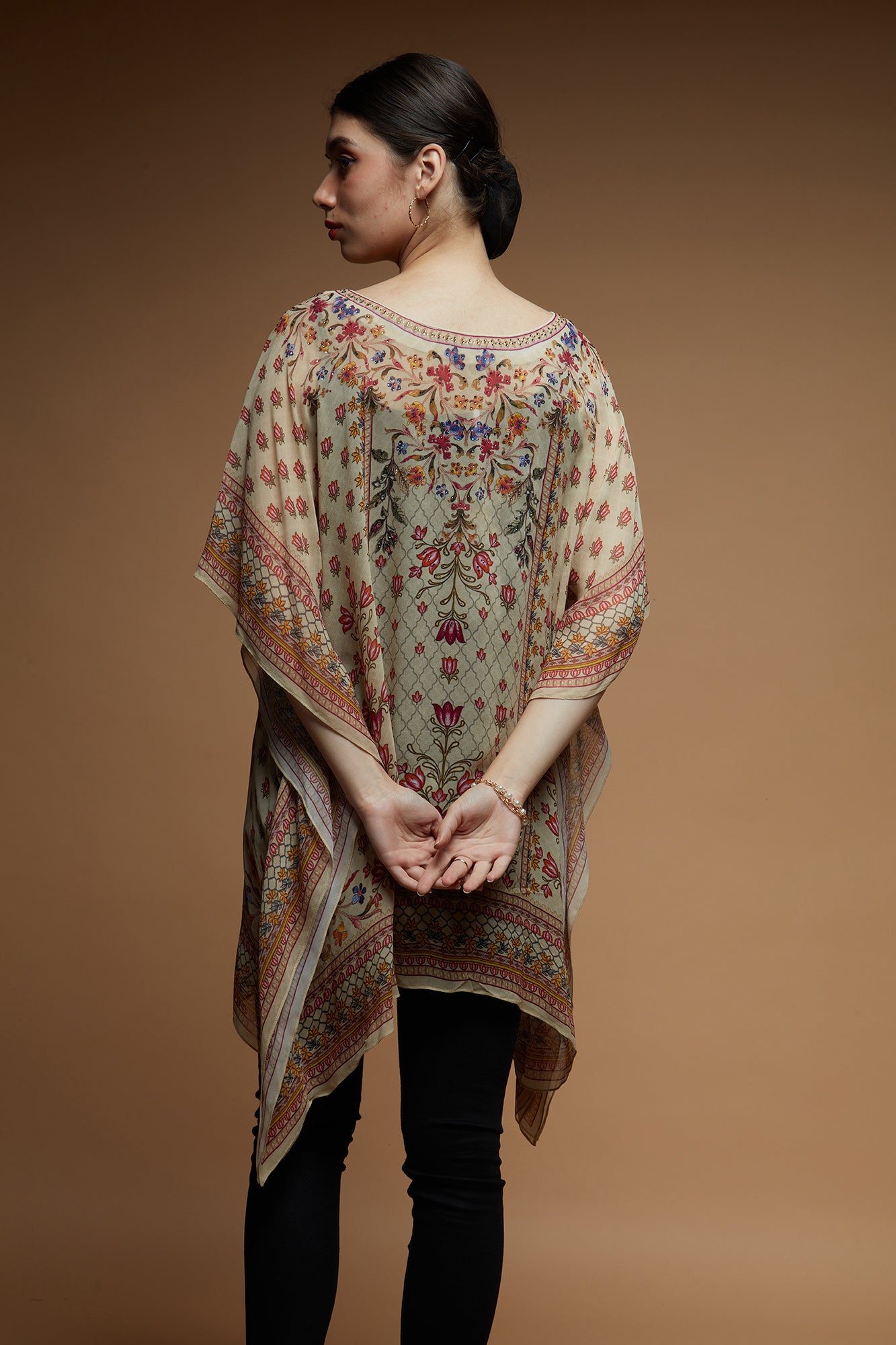 Beige Color Short Farasha