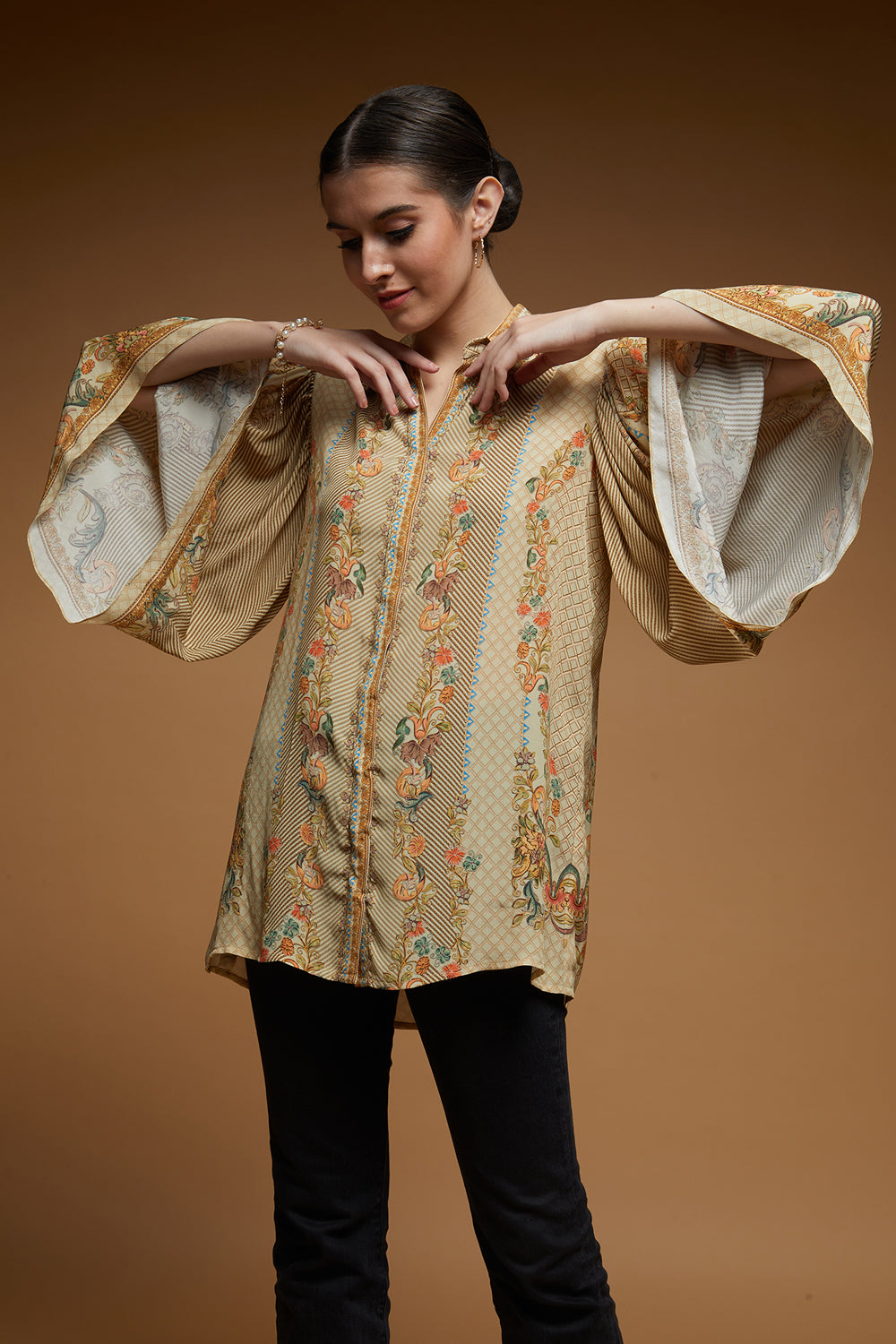 Oriental Floral Shirt