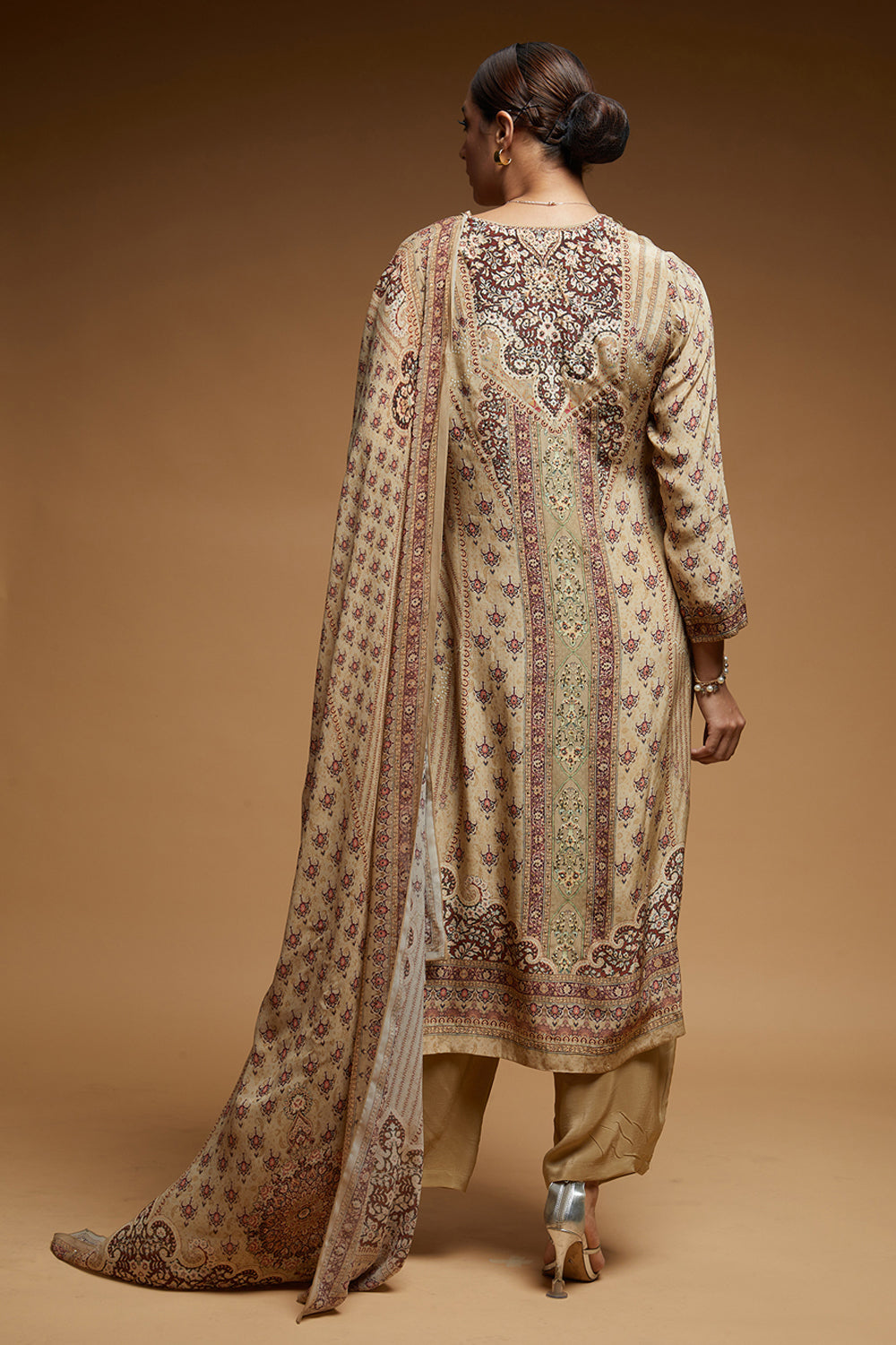 Beige Color Suit Set