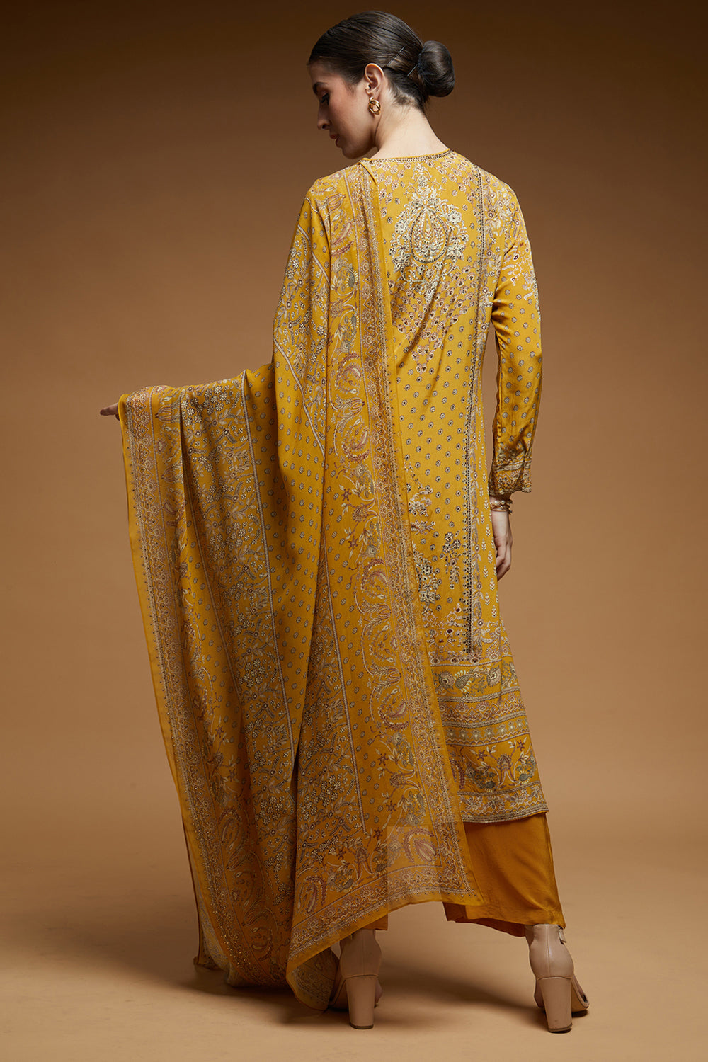 Mustard Color Suit Set