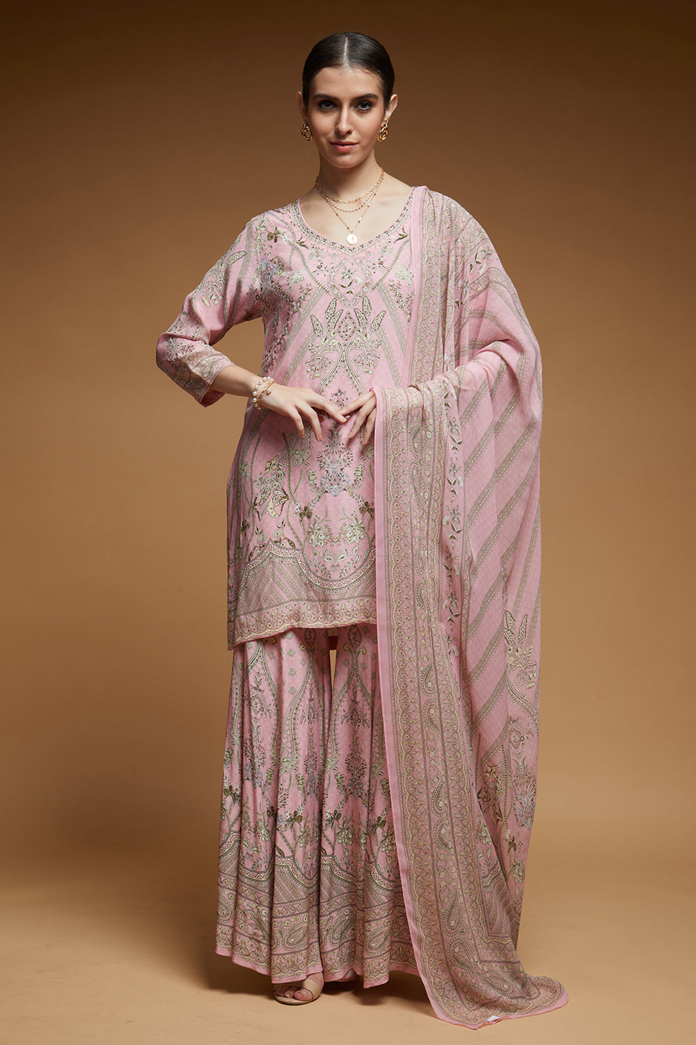 Baby Pink Sharara