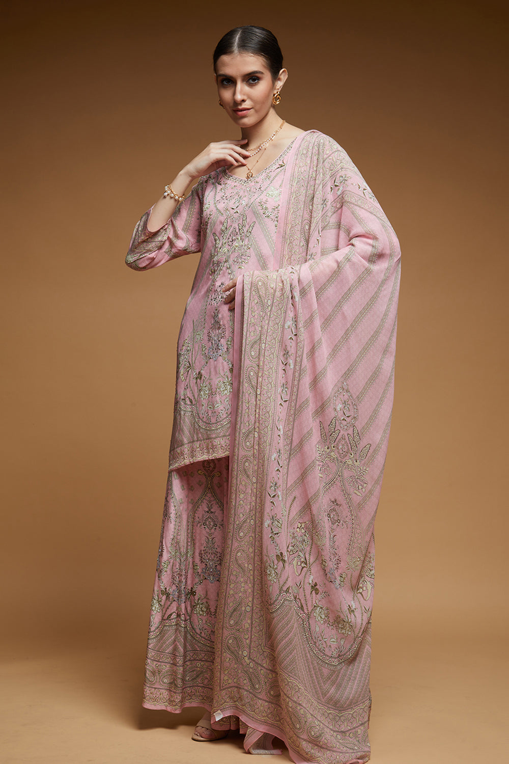 Baby Pink Sharara