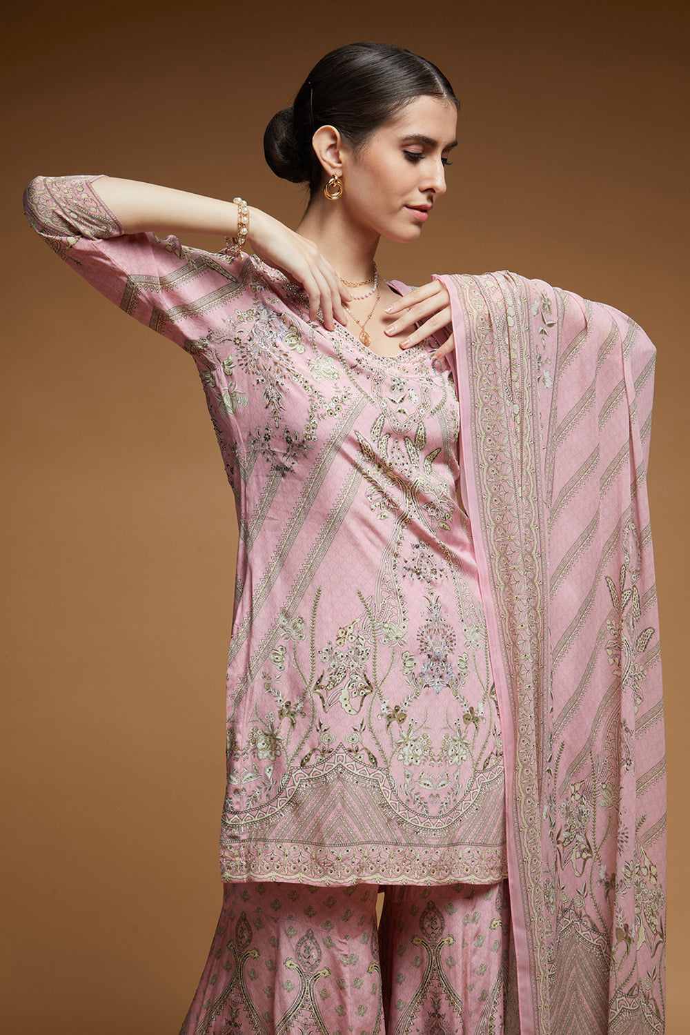 Baby Pink Sharara