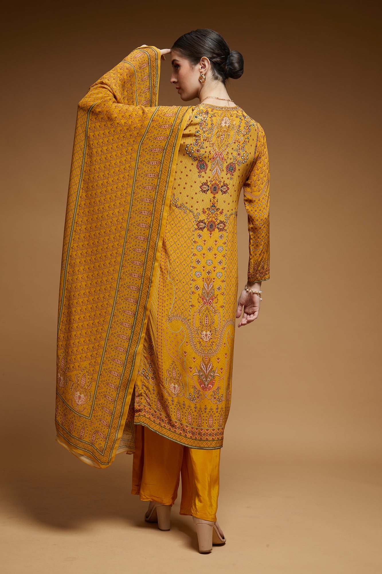 Mustard Color Suit Set