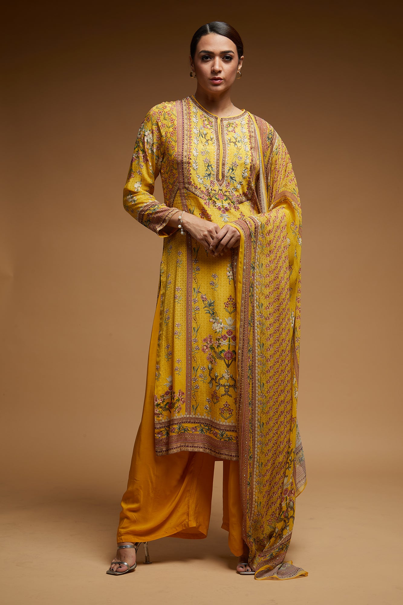 Mustard Color Suit Set