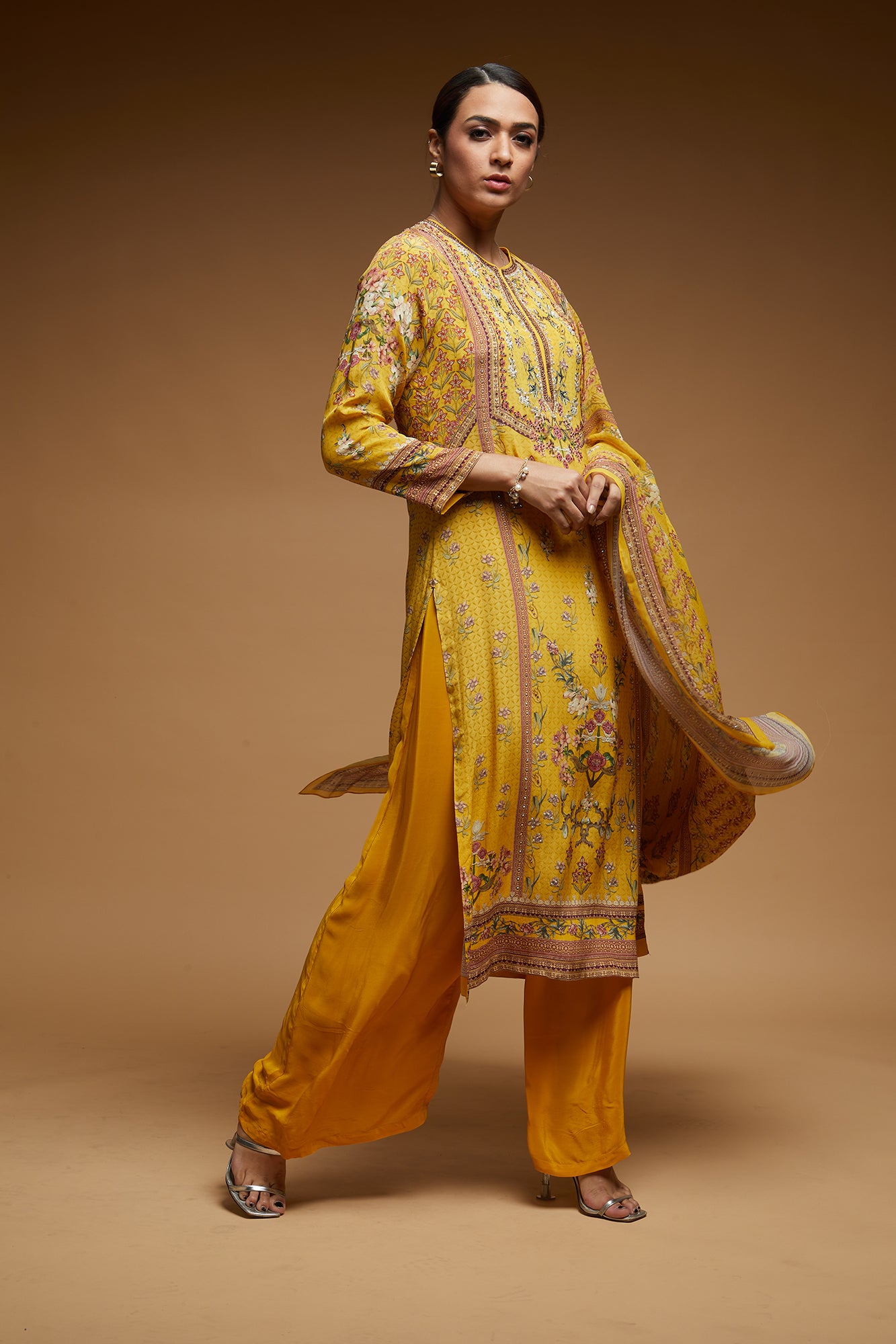 Mustard Color Suit Set