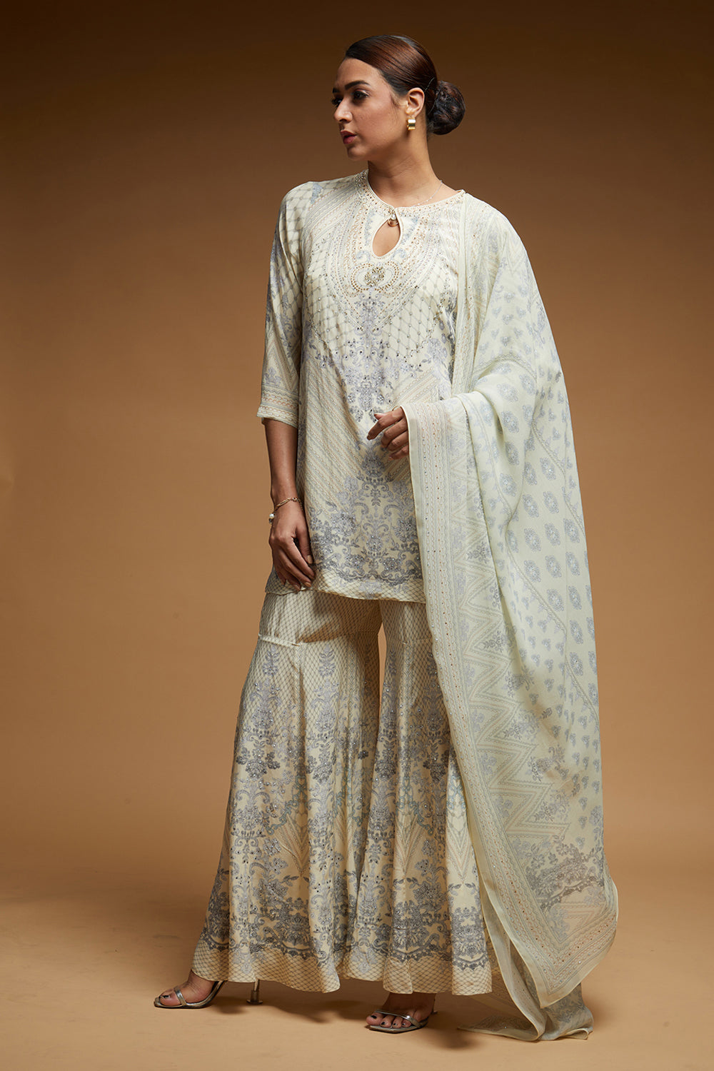 Beige Sharara