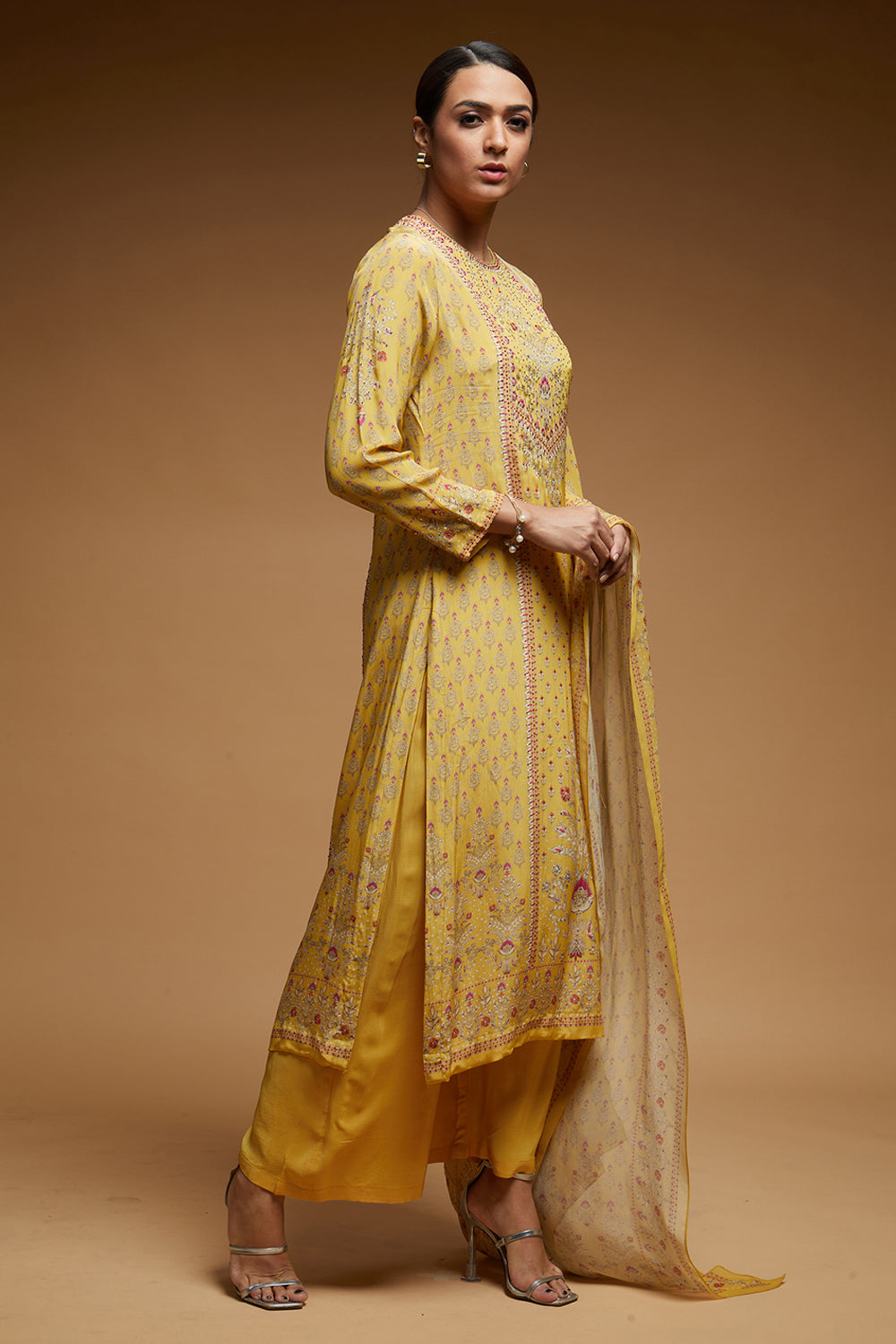 Yellow Color Suit Set
