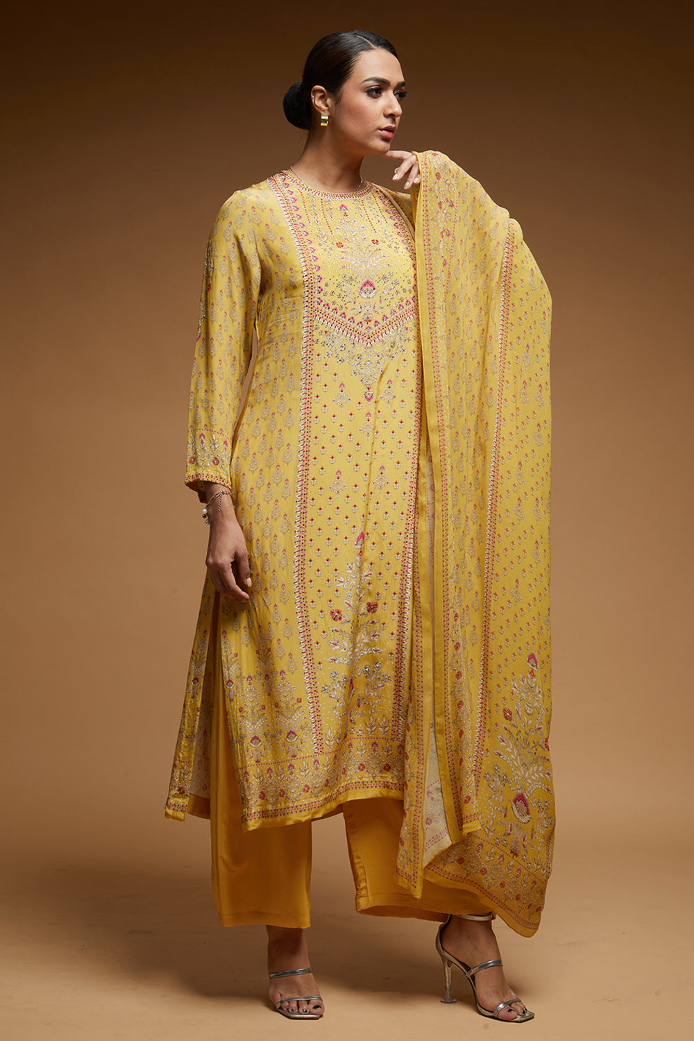 Yellow Color Suit Set