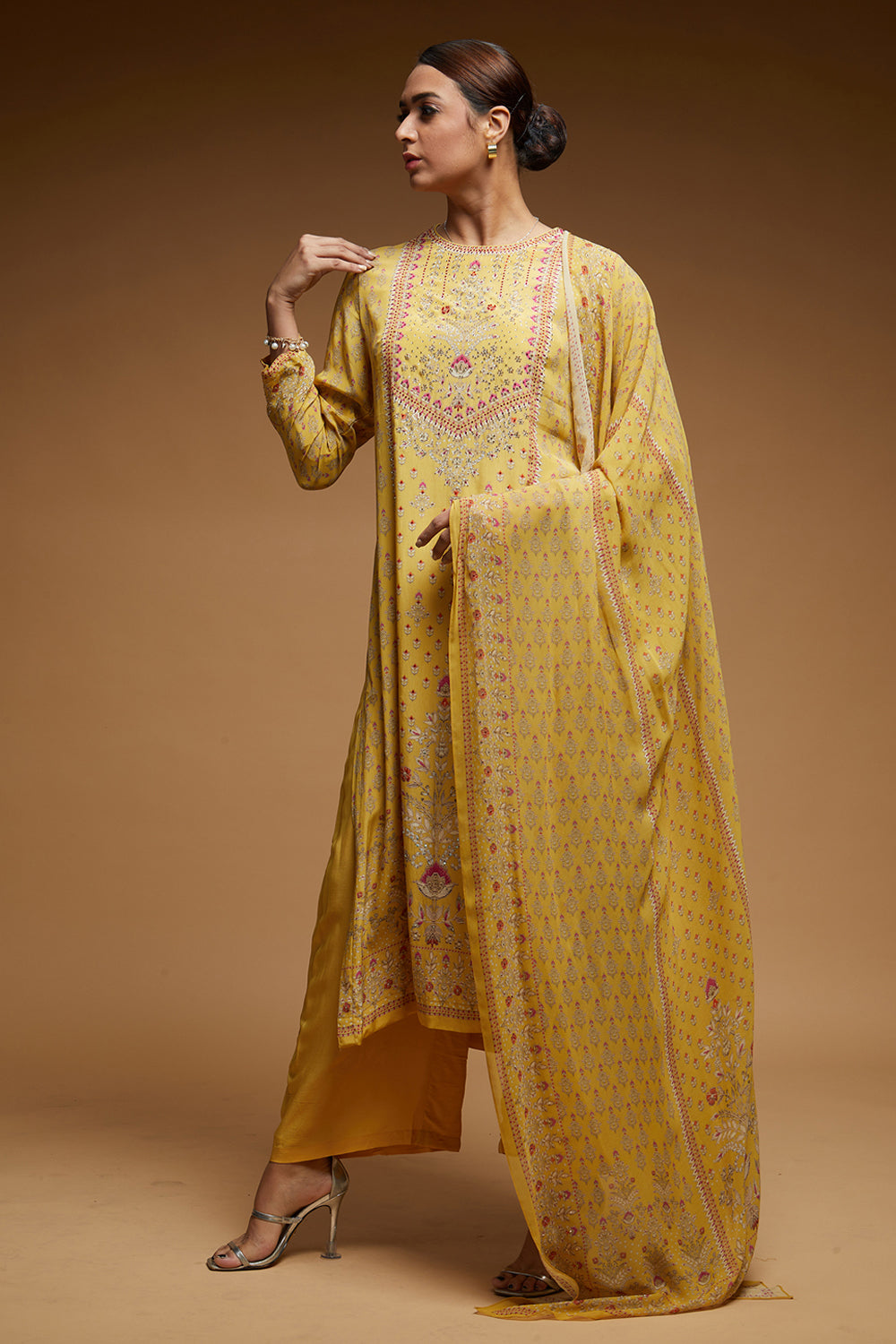 Yellow Color Suit Set