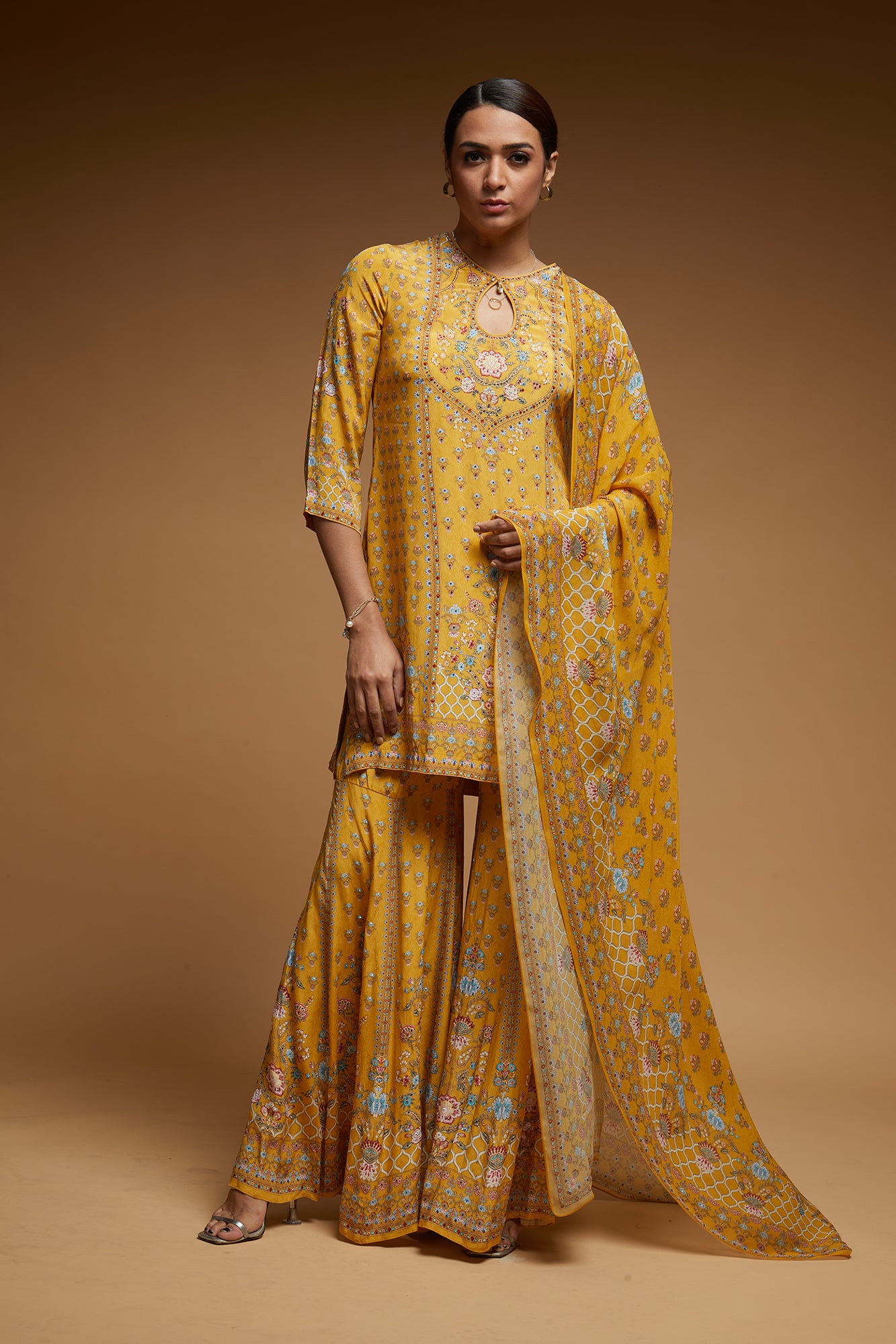 Mustard Color Sharara