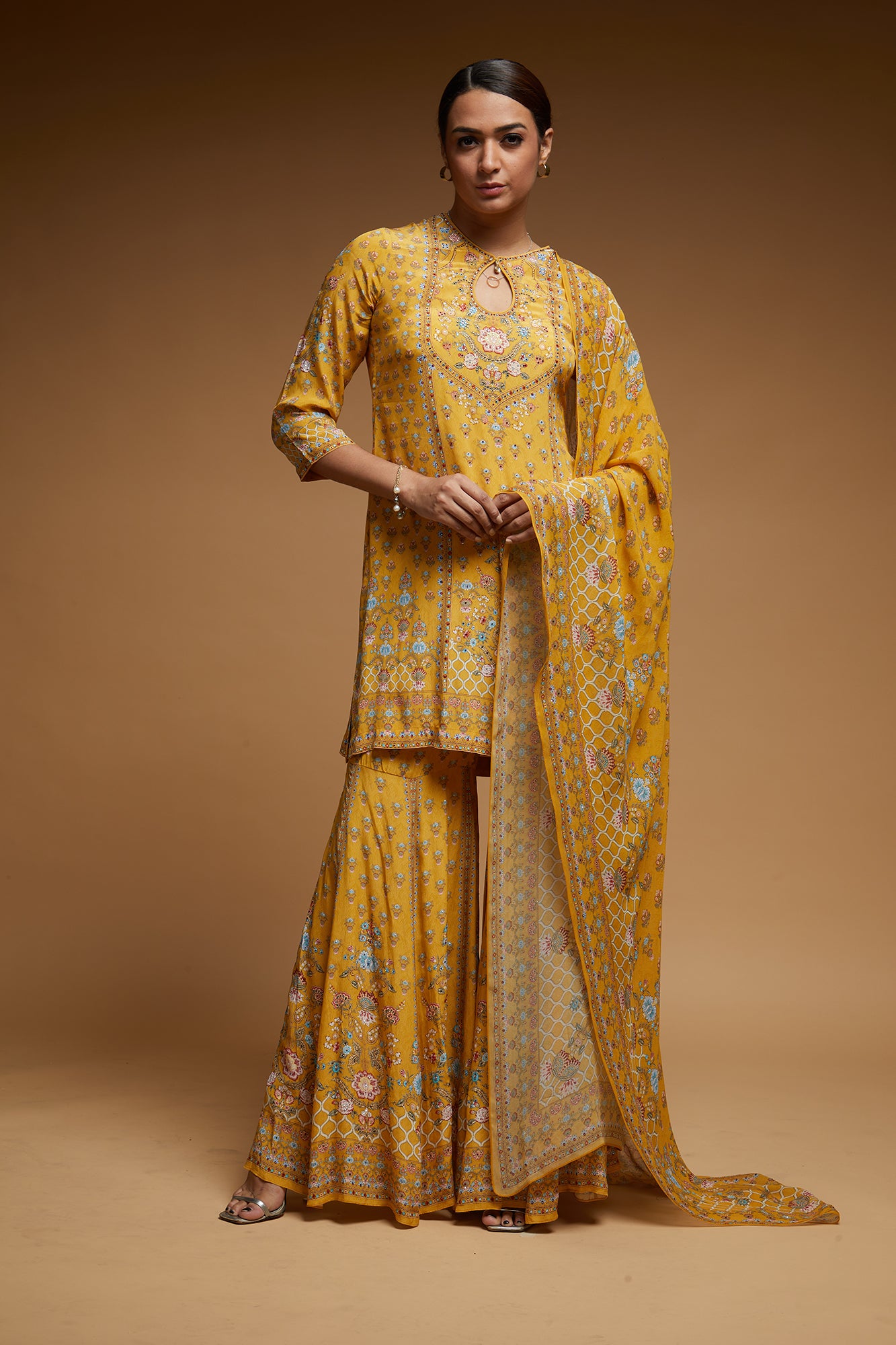 Mustard Color Sharara