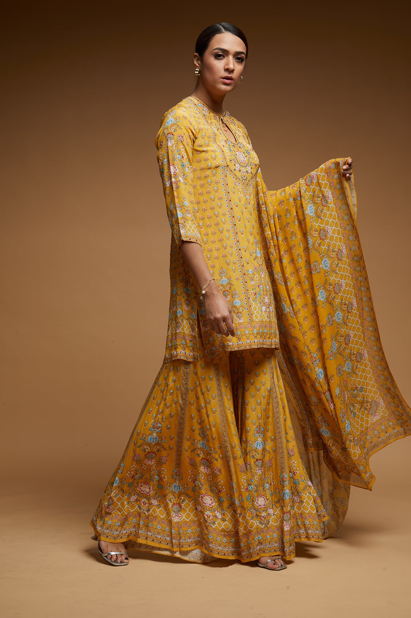 Mustard Color Sharara