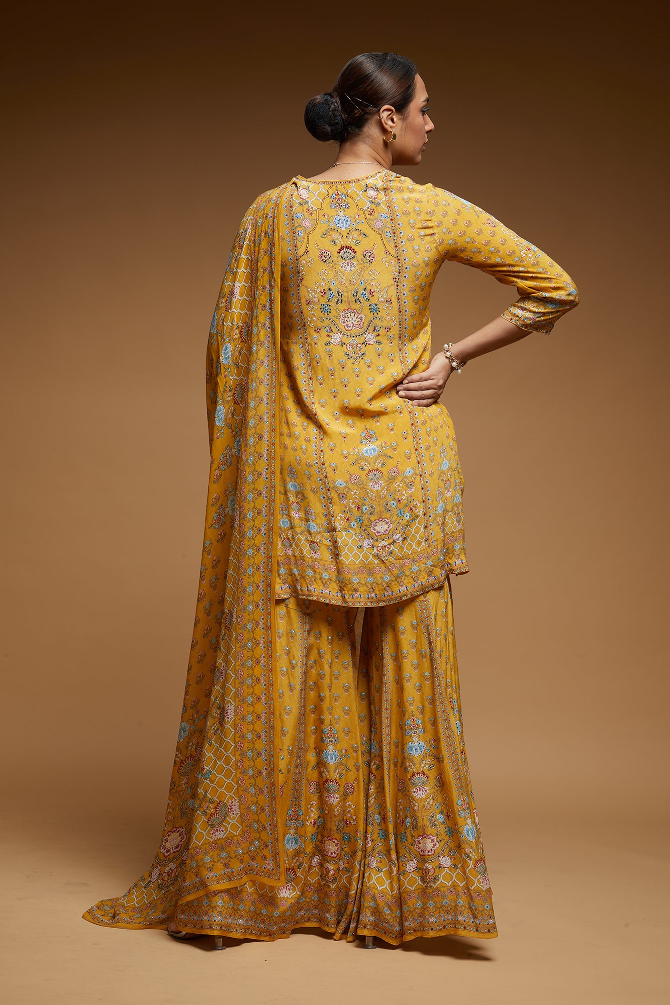 Mustard Color Sharara