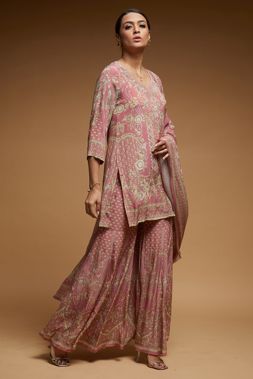 Pale Pink Sharara