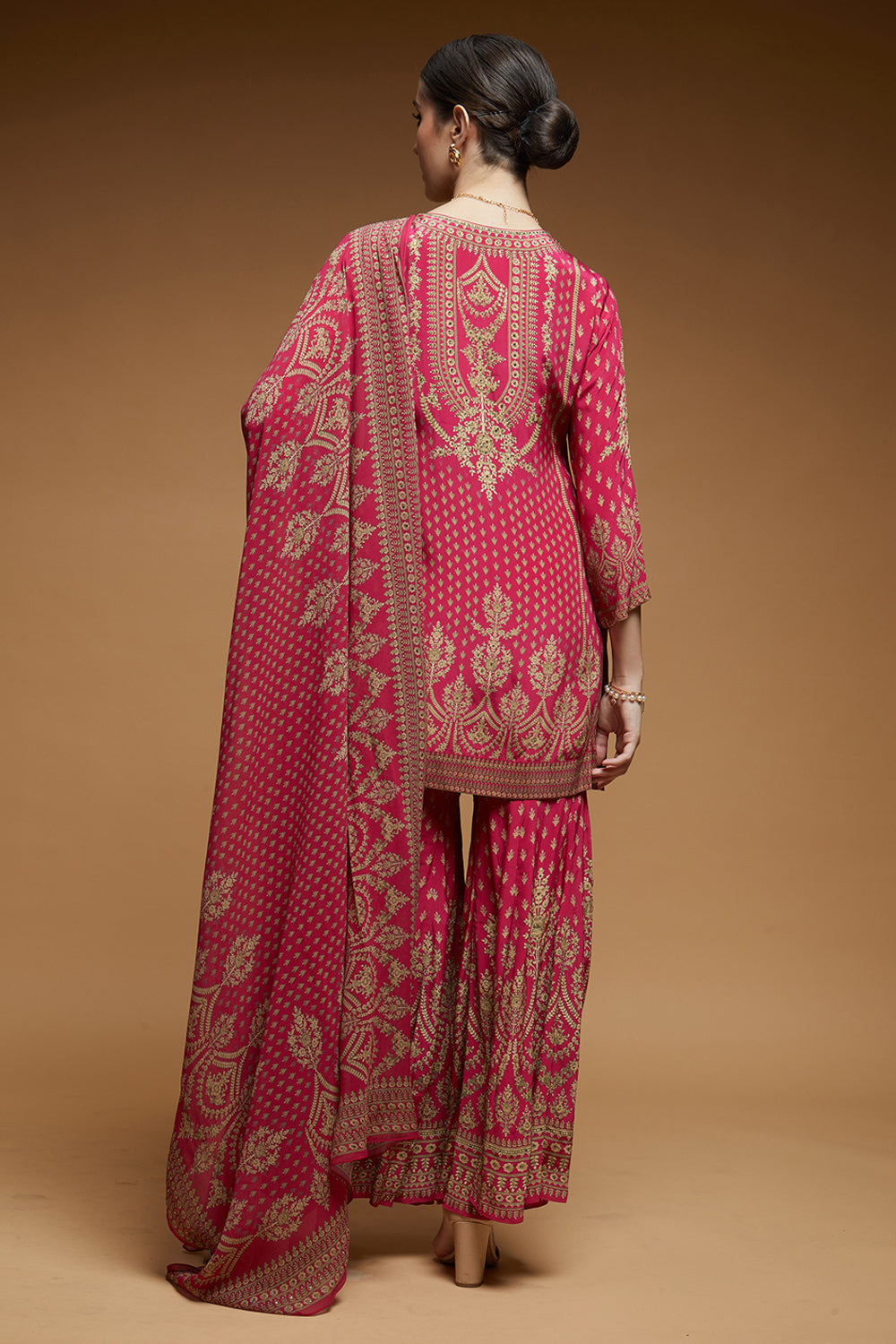Pink Color Sharara
