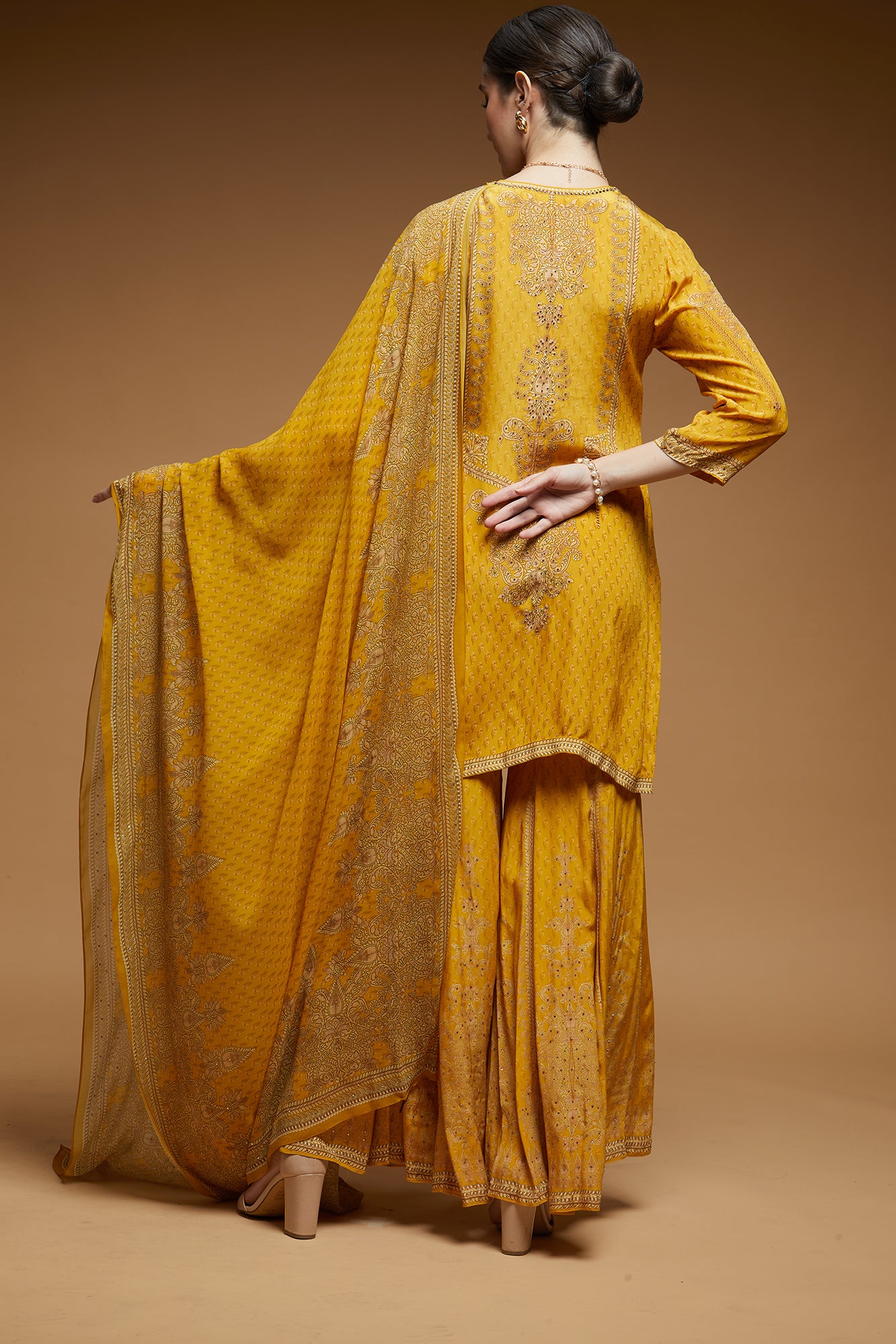 Mustard Color Sharara