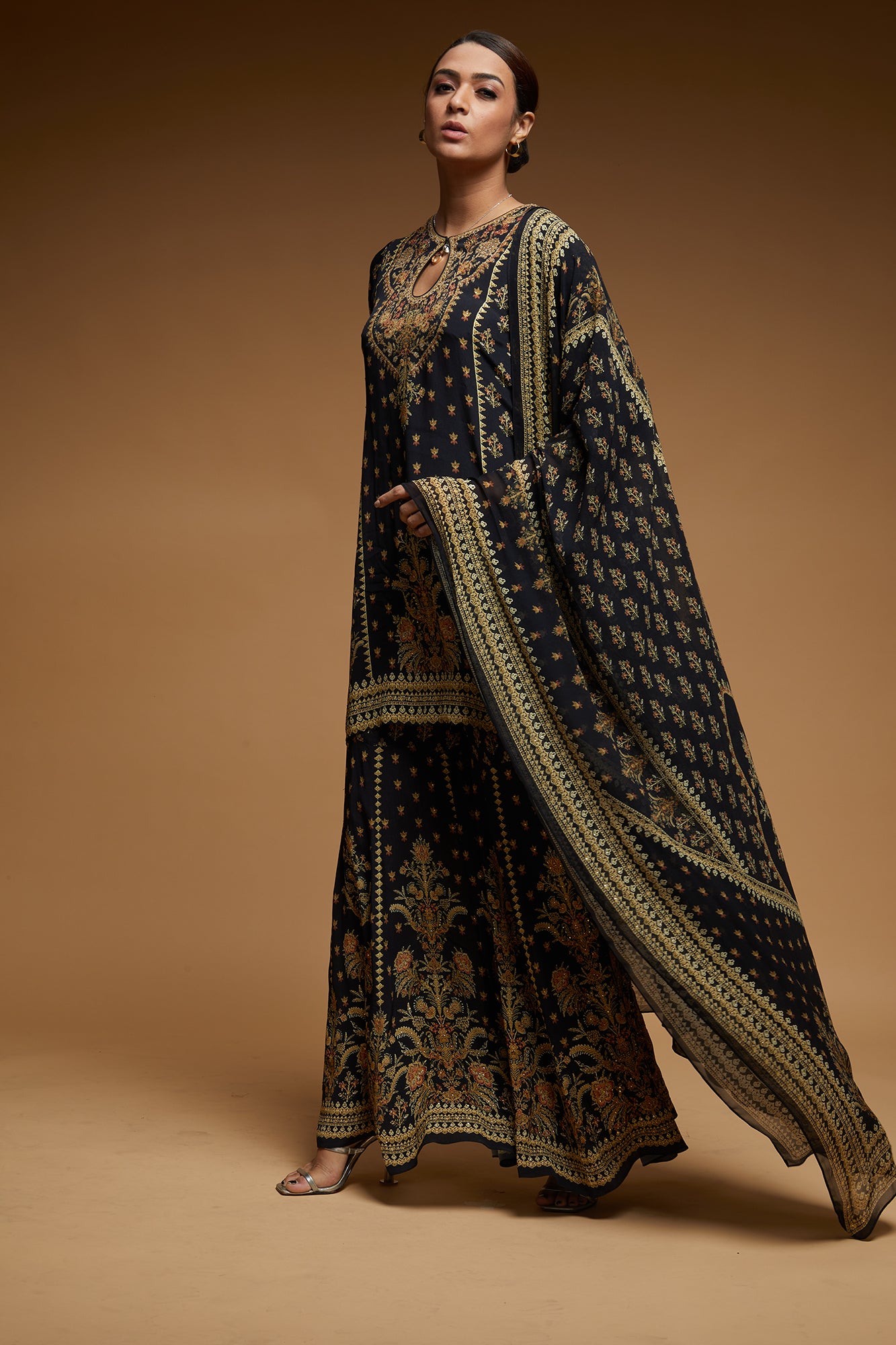 Black Color Sharara