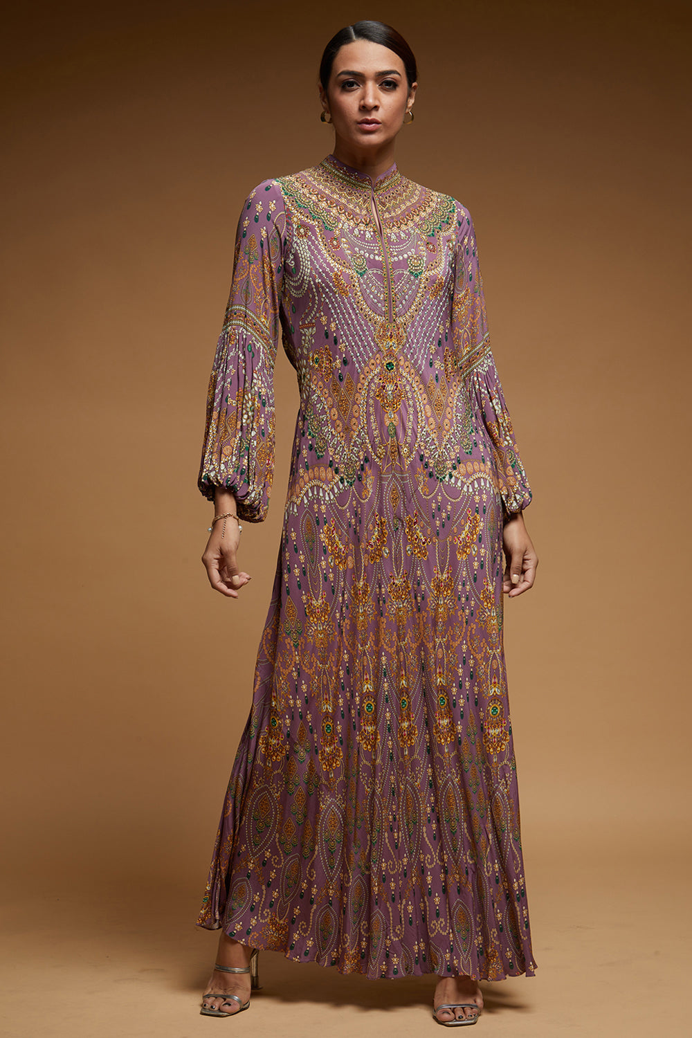 Lavender Bejewelled Gown