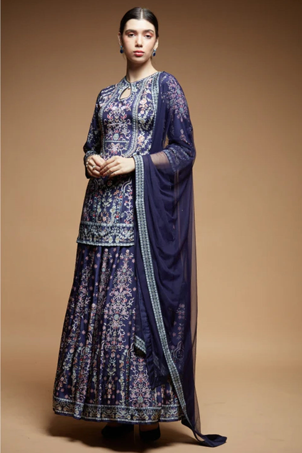 Blue Lehenga Set